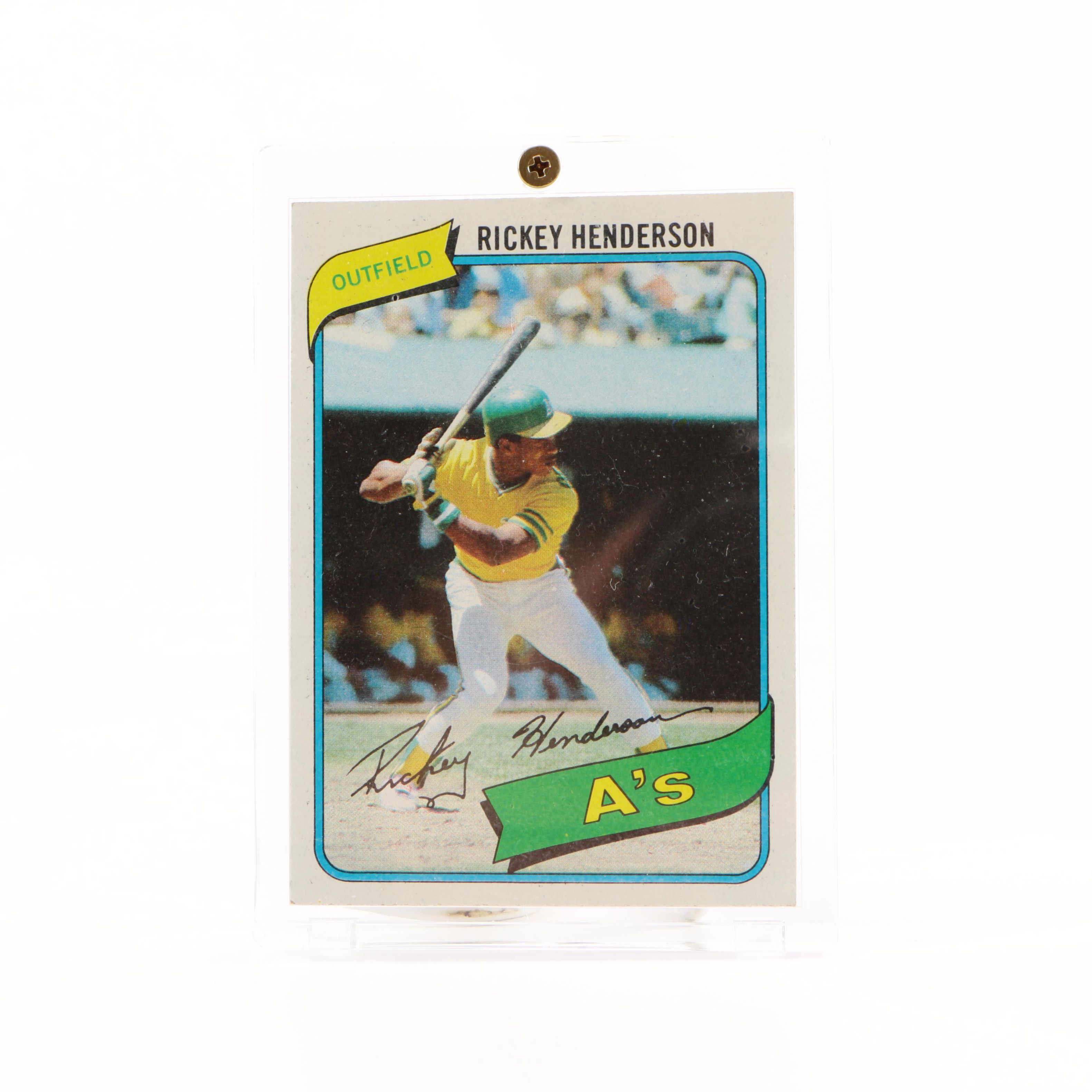 1980 Topps Rickey Henderson #482 Baseball Card