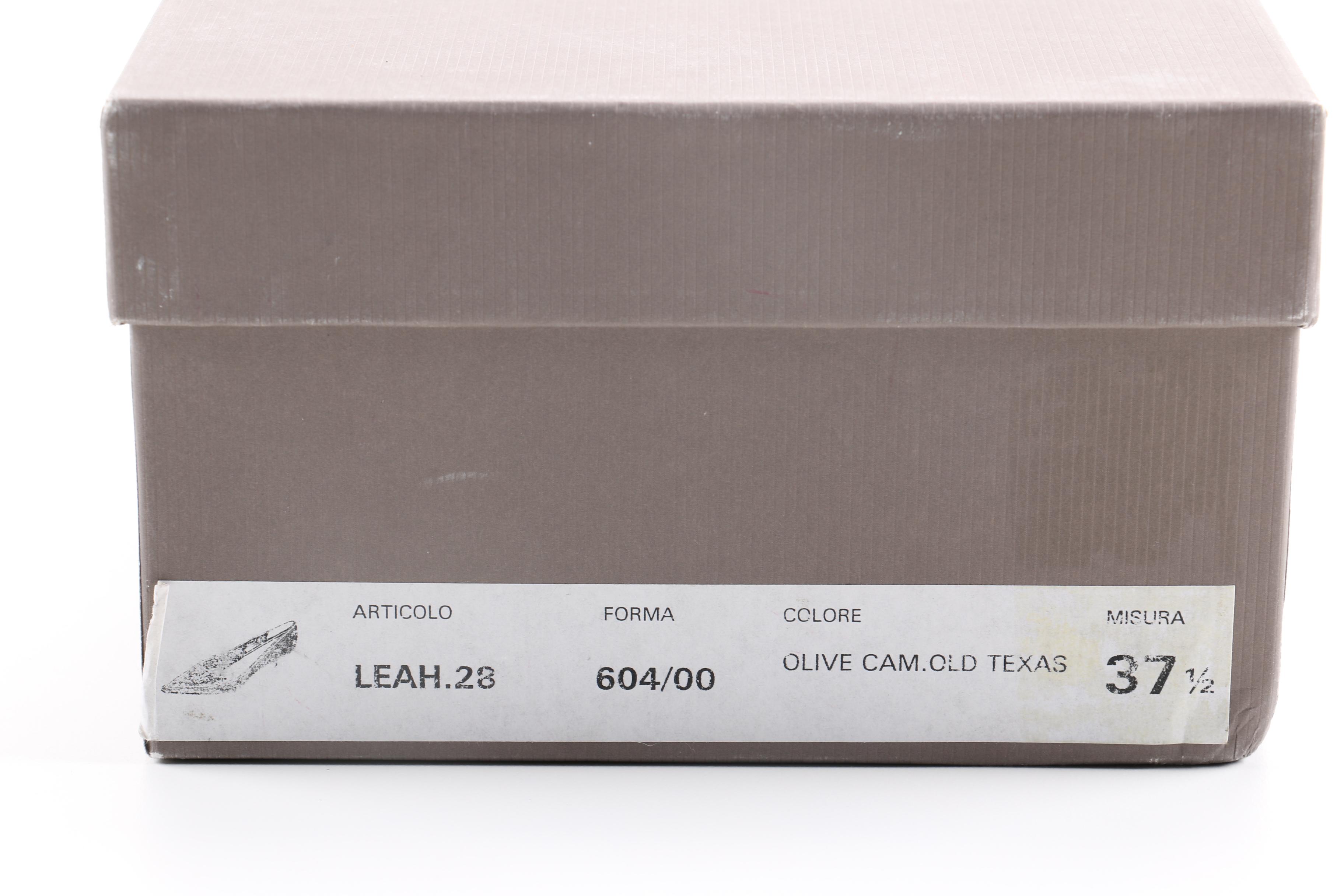 Lambertson Truex Leah Olive Suede Kitten Heel Pumps