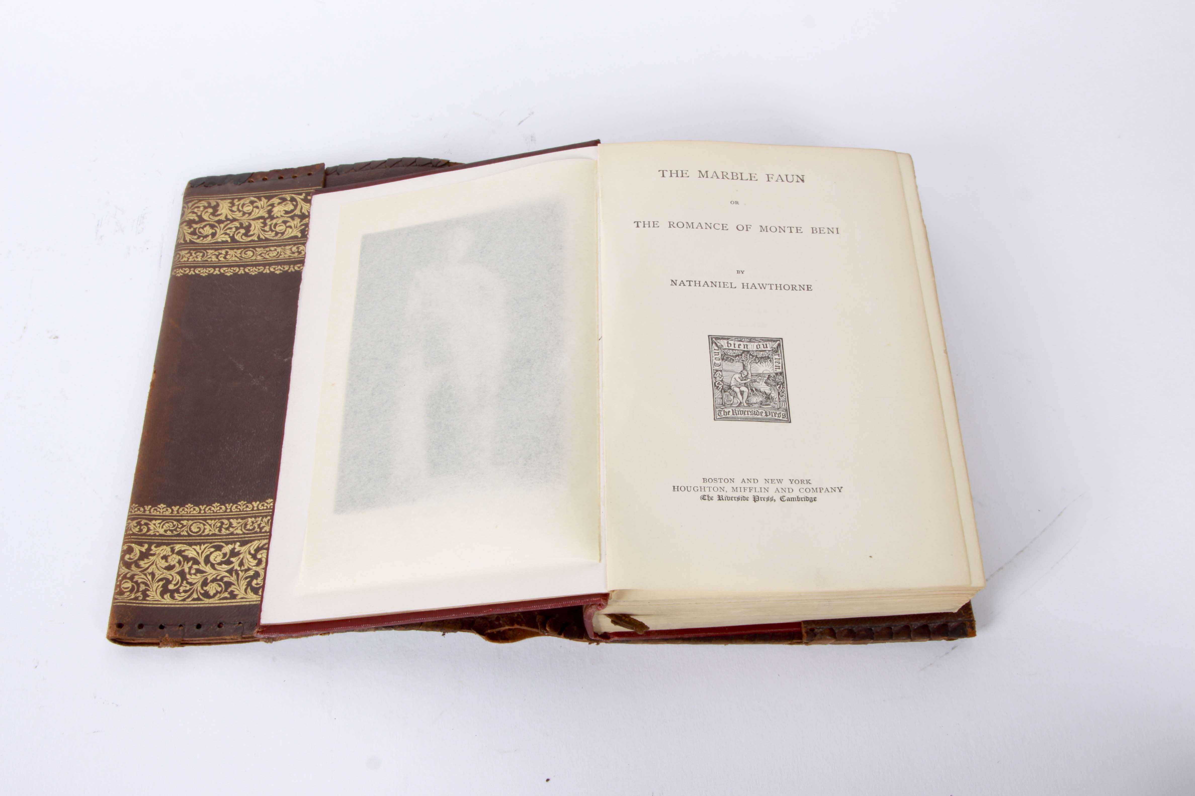 Antiquarian Copy of Nathanial Hawthorne's "The Marble Faun"