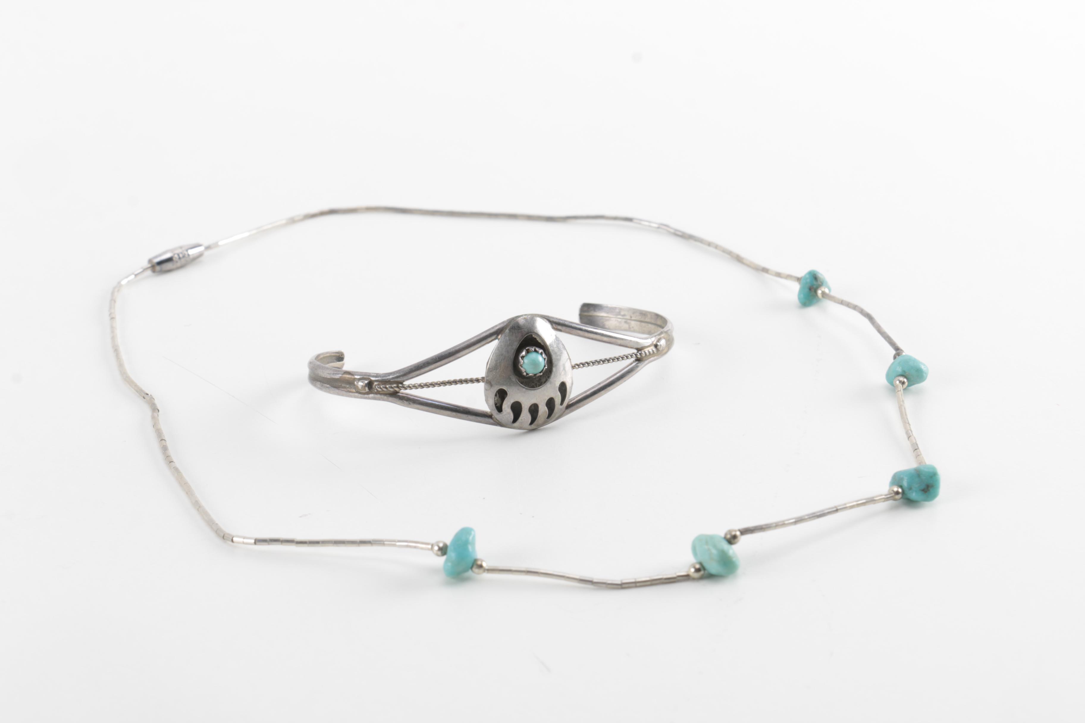 Sterling Silver Southwestern Themed Jewelry