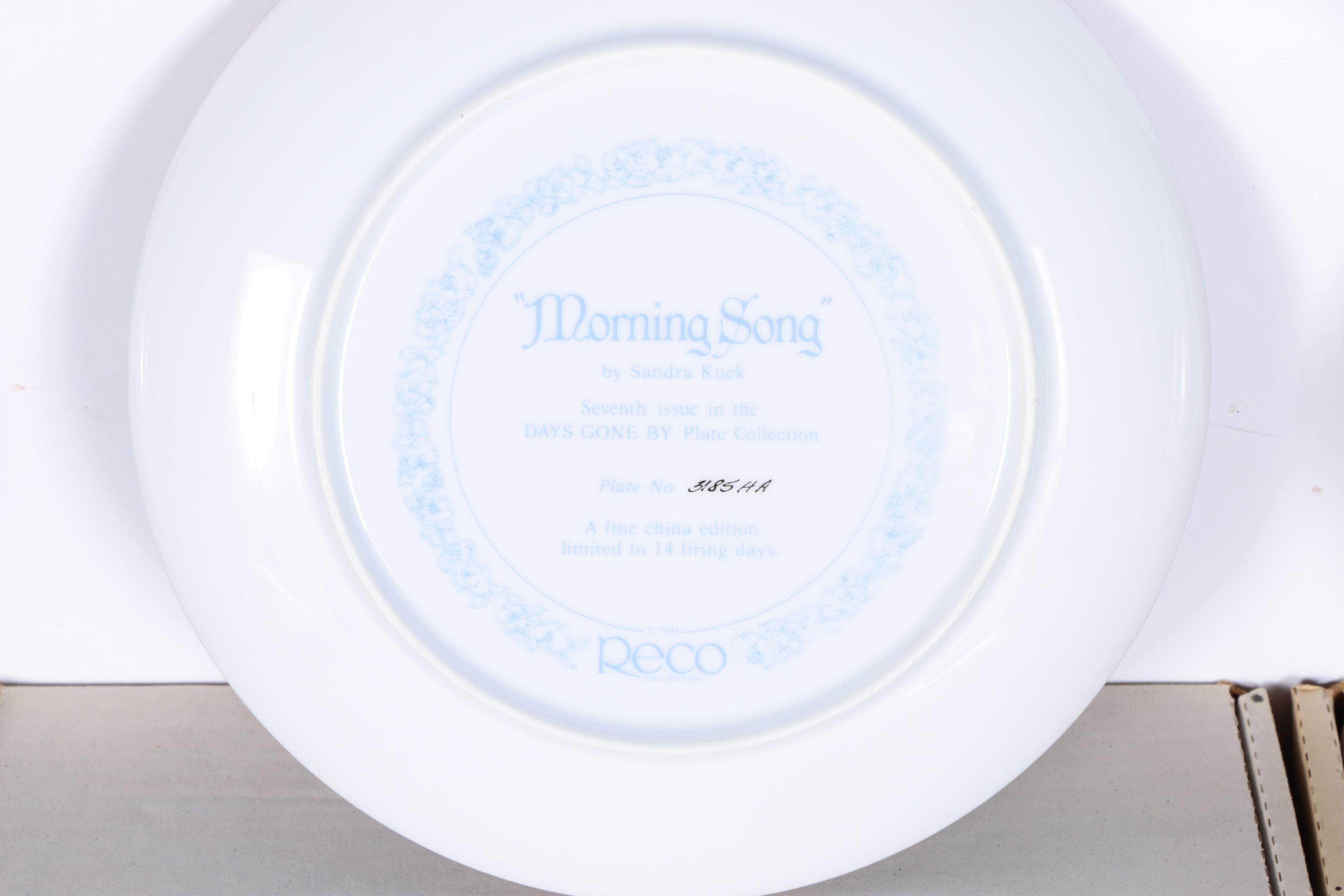 Reco Collector's Plates Including "Becky's Day" Collection