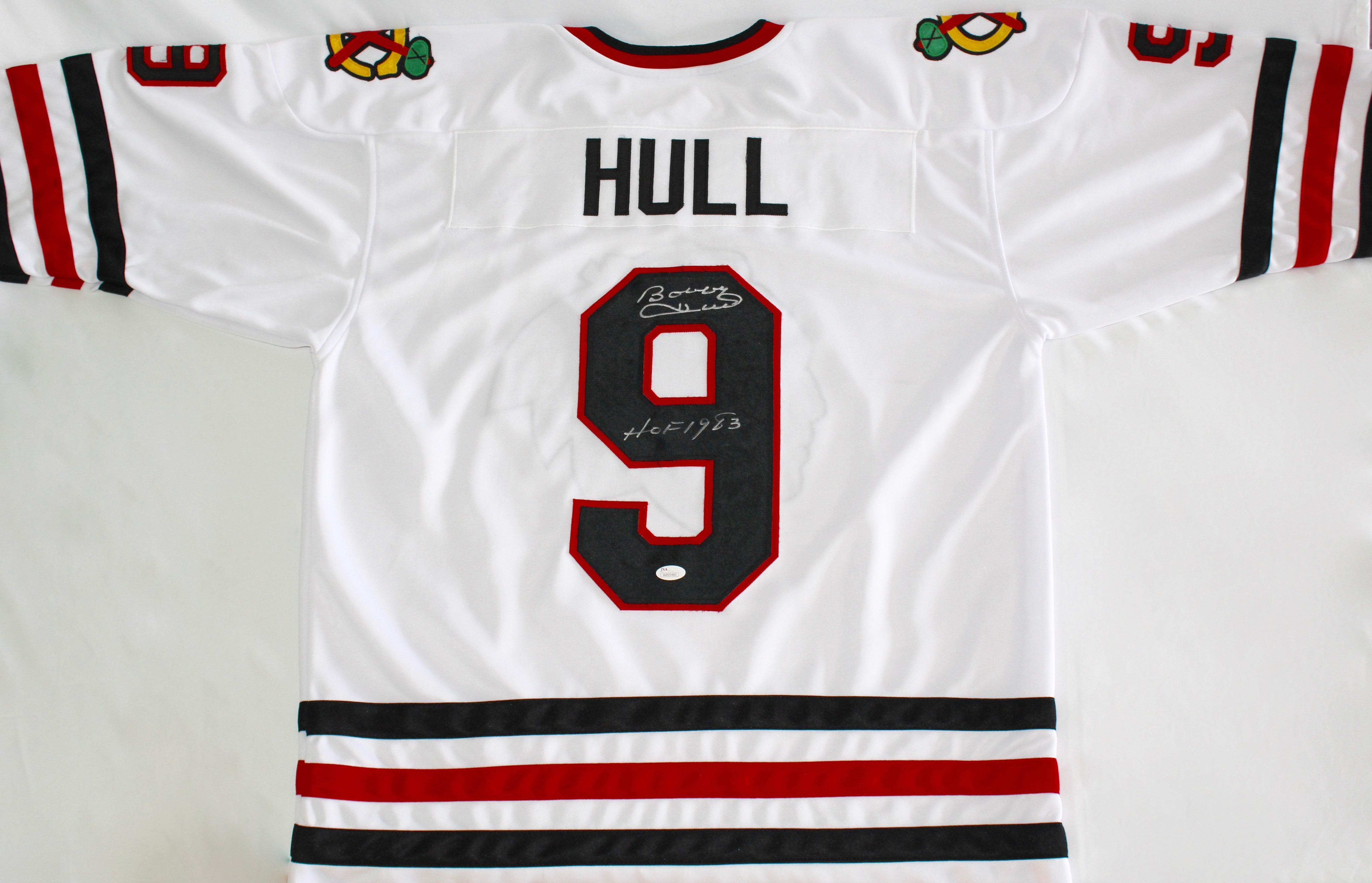 Bobby Hull Autographed Chicago Blackhawks Jersey - JSA COA