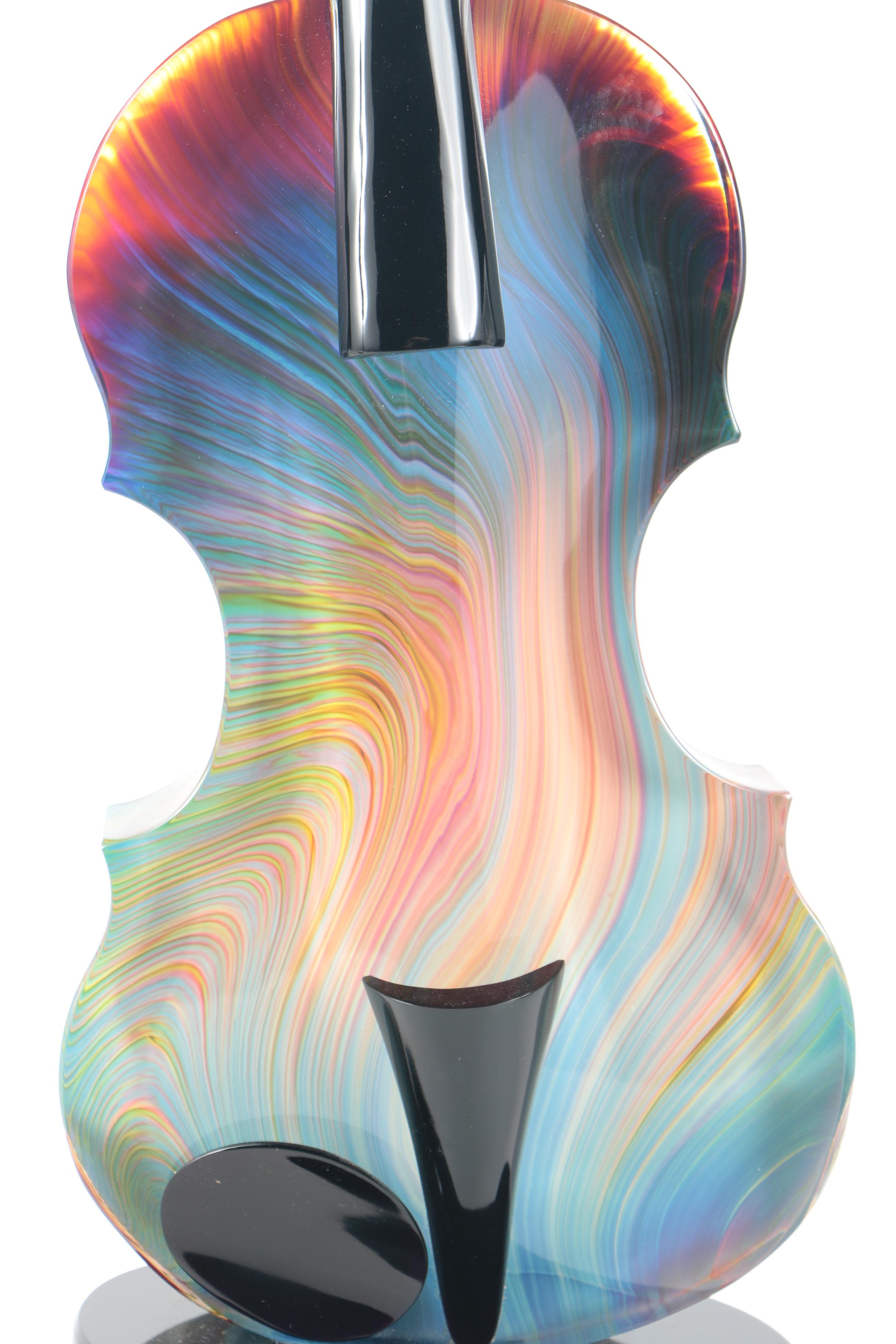 Dino Rosin Murano Glass "Violin"