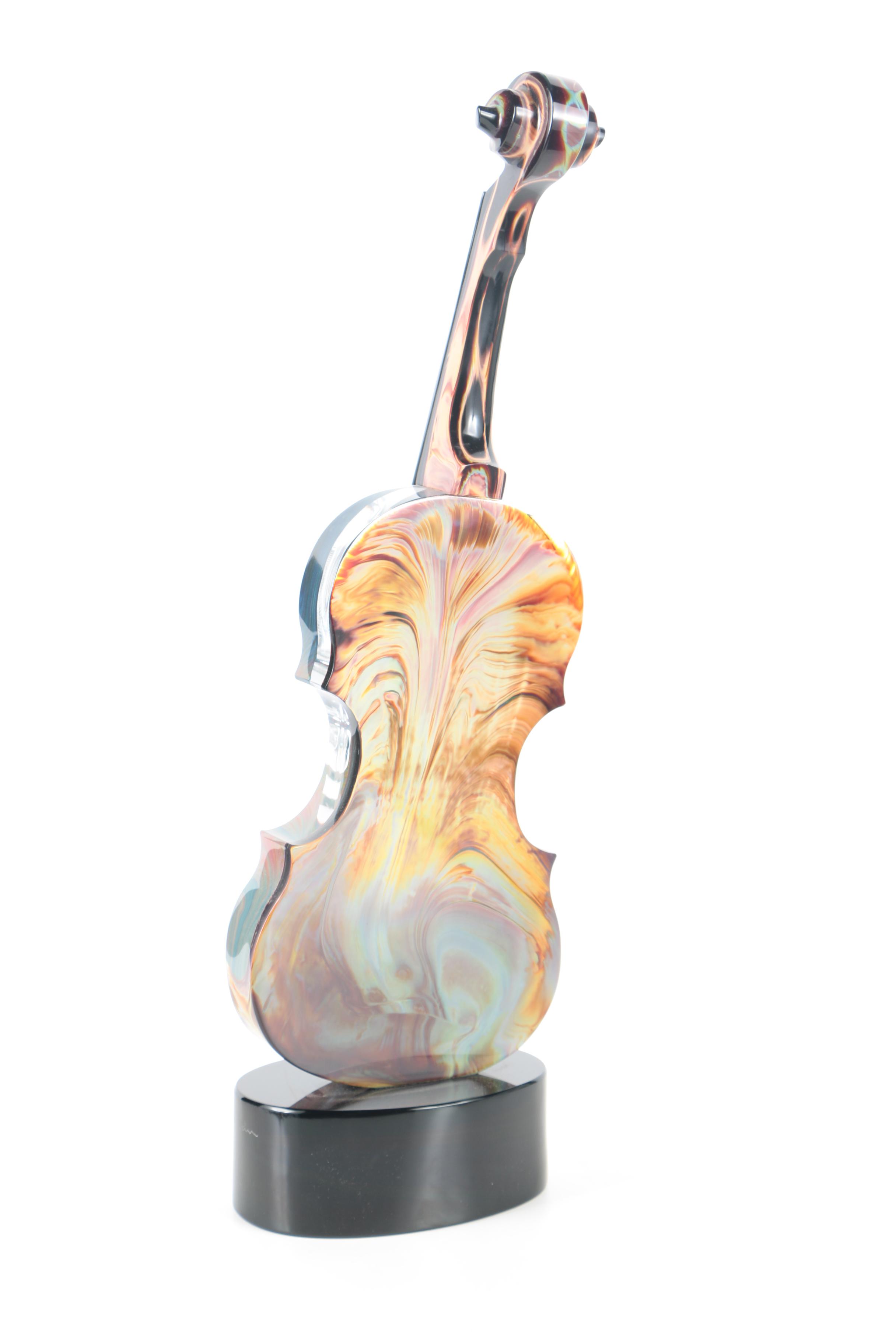 Dino Rosin Murano Glass "Violin"