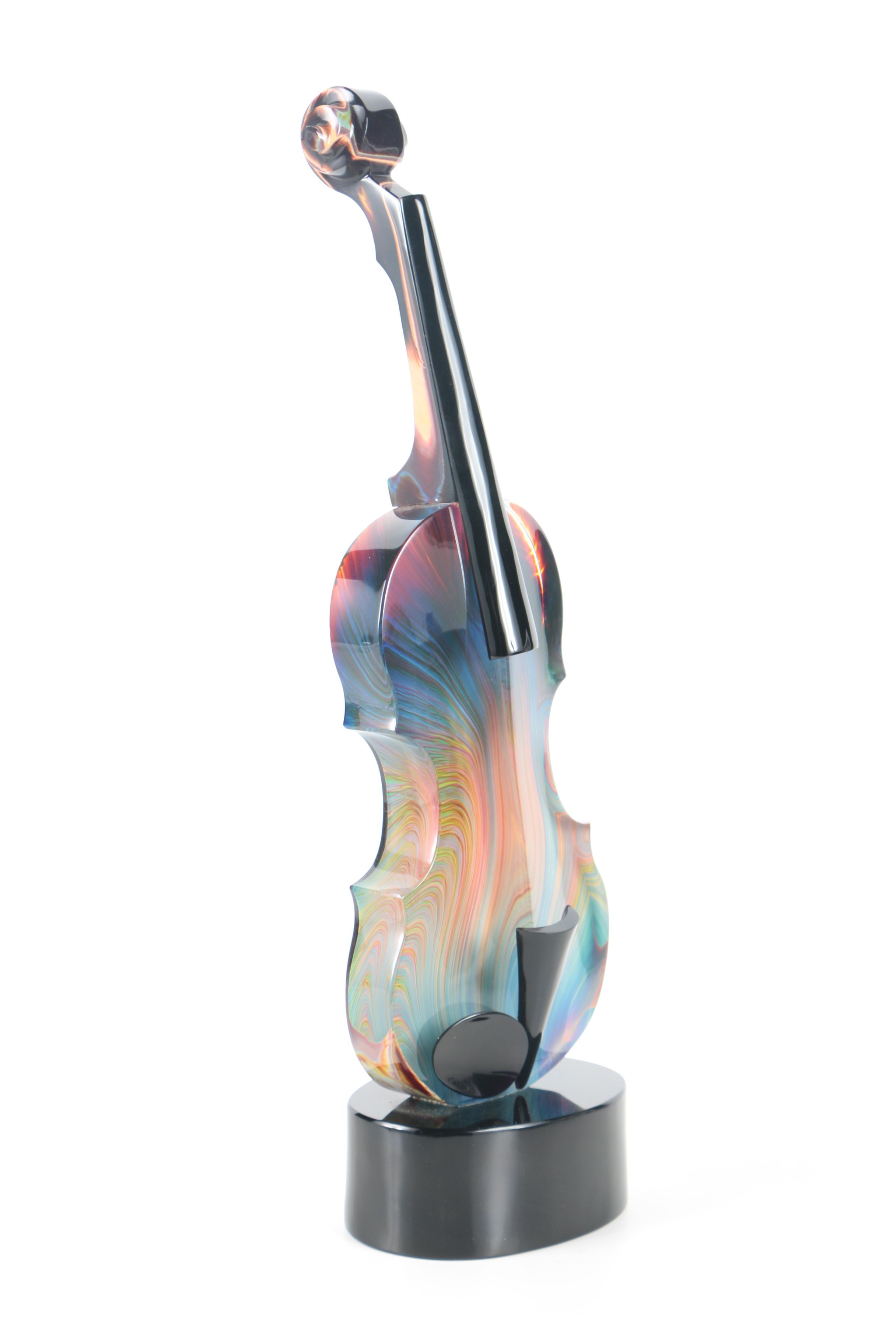 Dino Rosin Murano Glass "Violin"