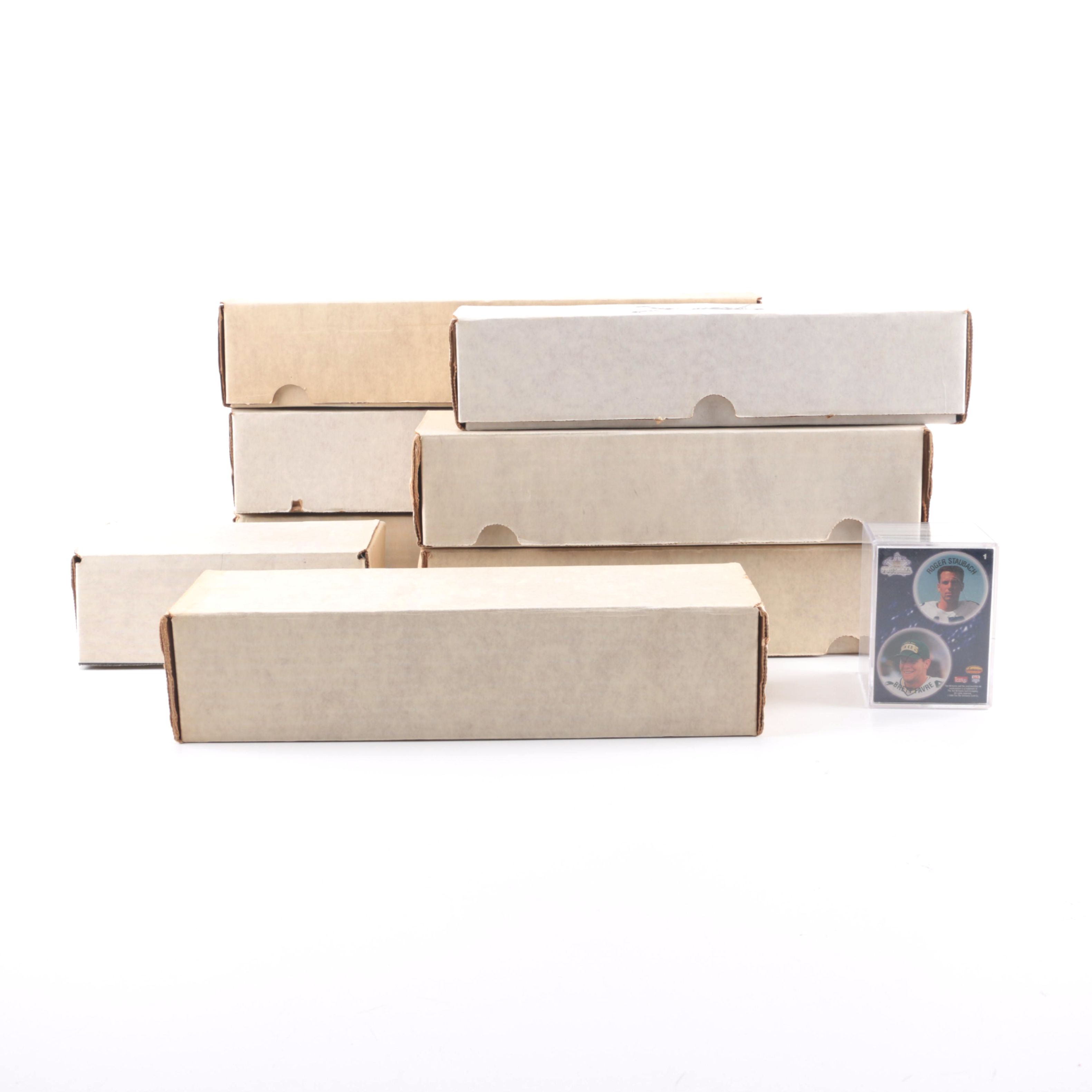 Baseball Collectible Card Collection with Boxes