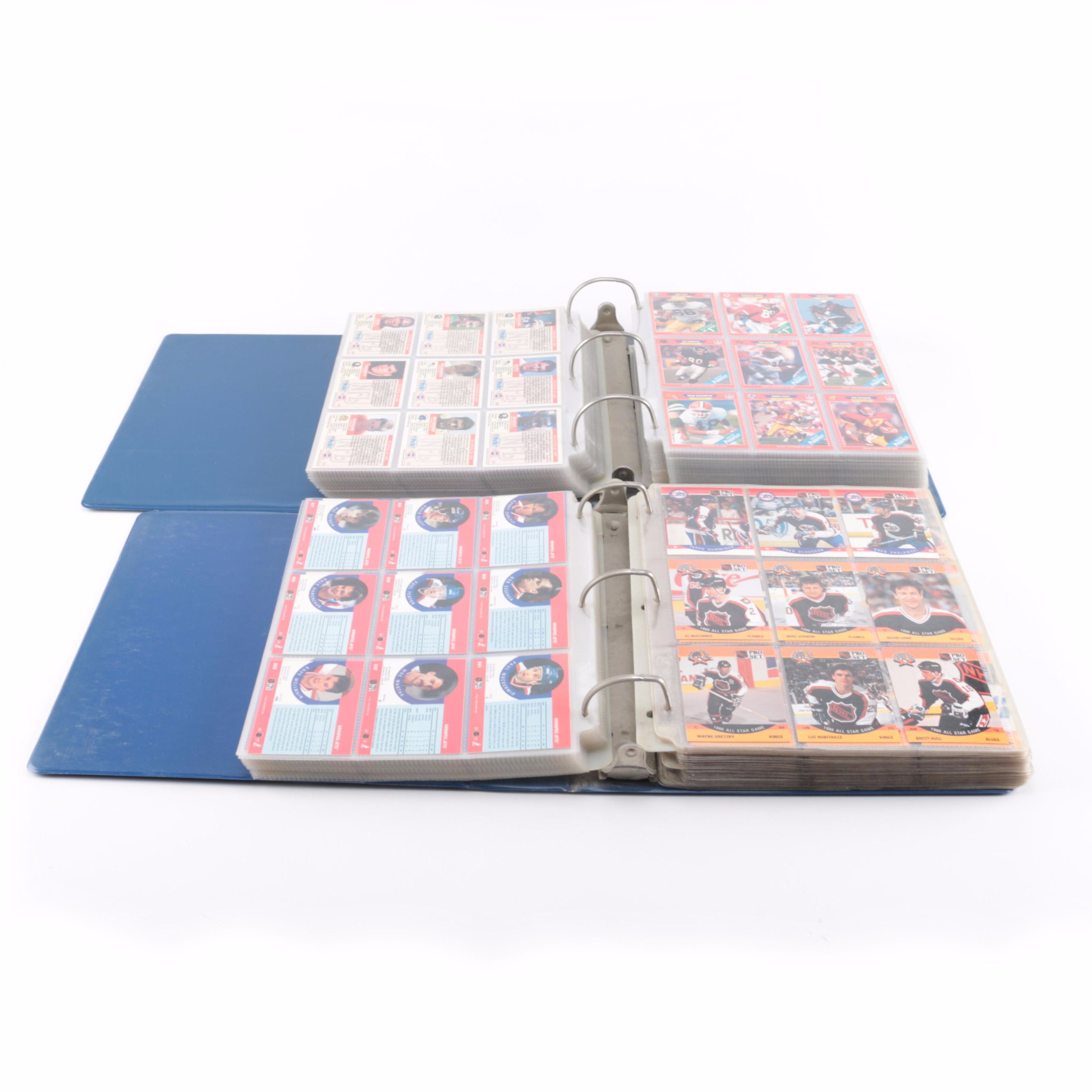 NFL and NHL Trading Card Collection