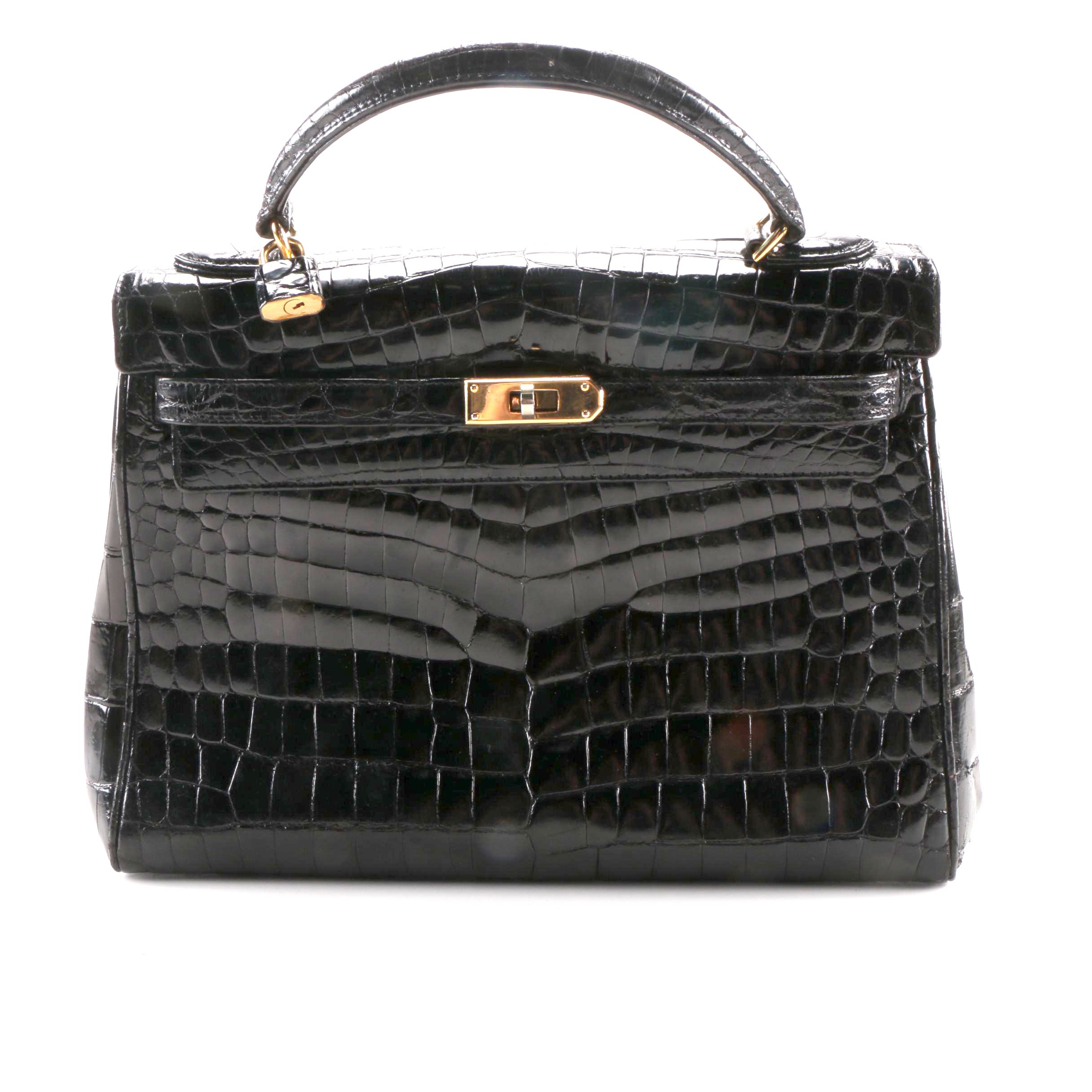 Bianchi e Nardi Black Crocodile Handbag