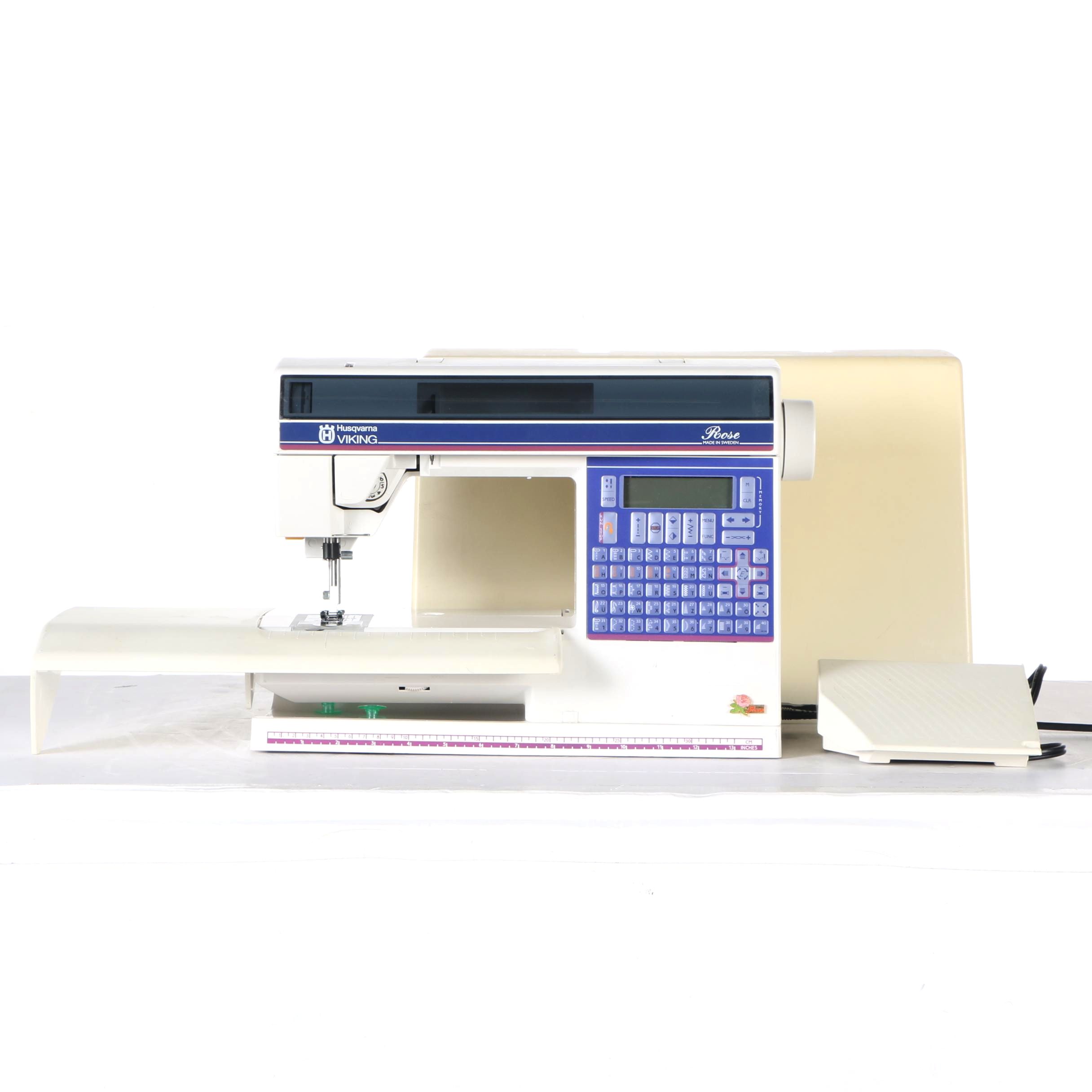 Husqvarna Viking Rose Sewing Machine With Embroidery Unit