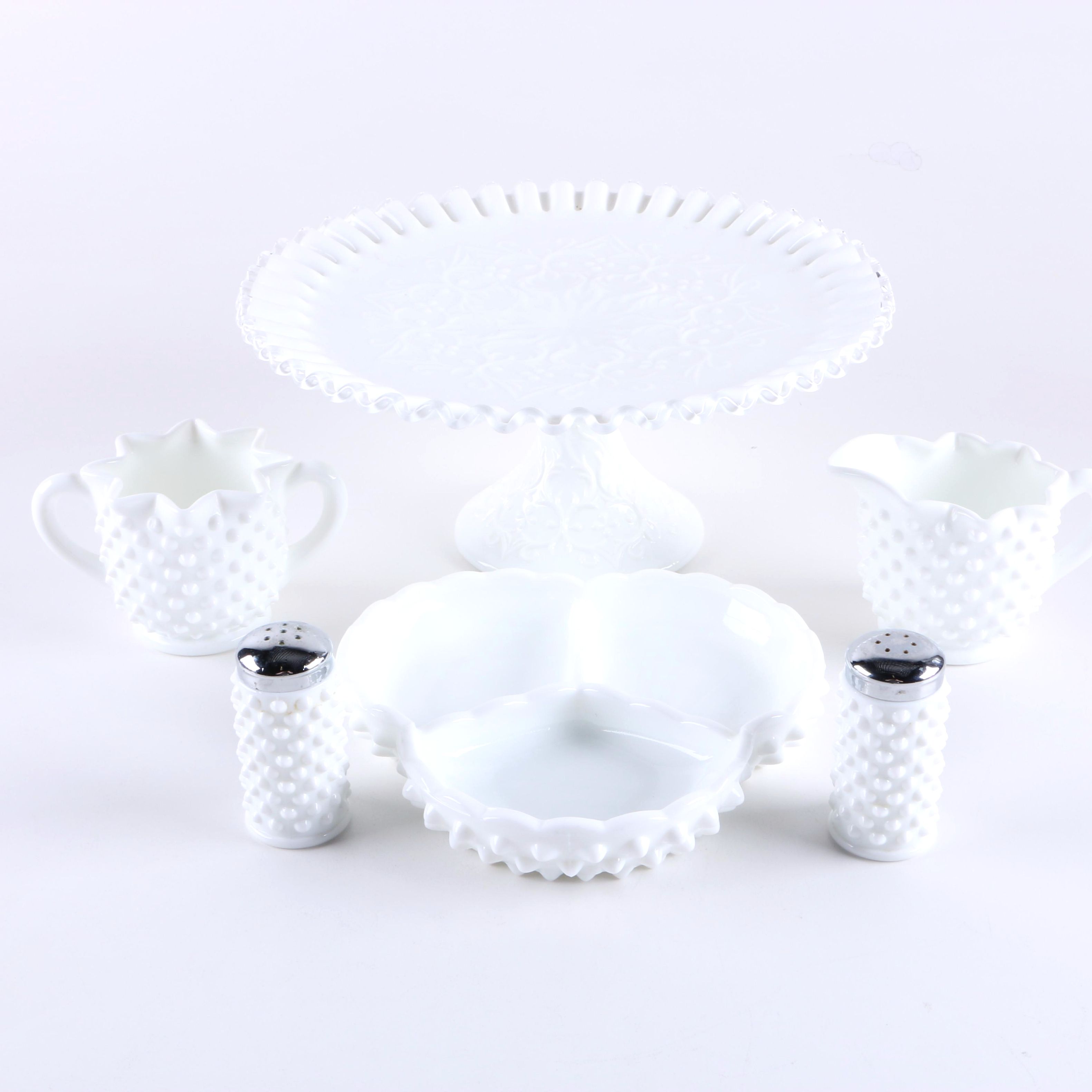 Fenton Milk Glass Tableware