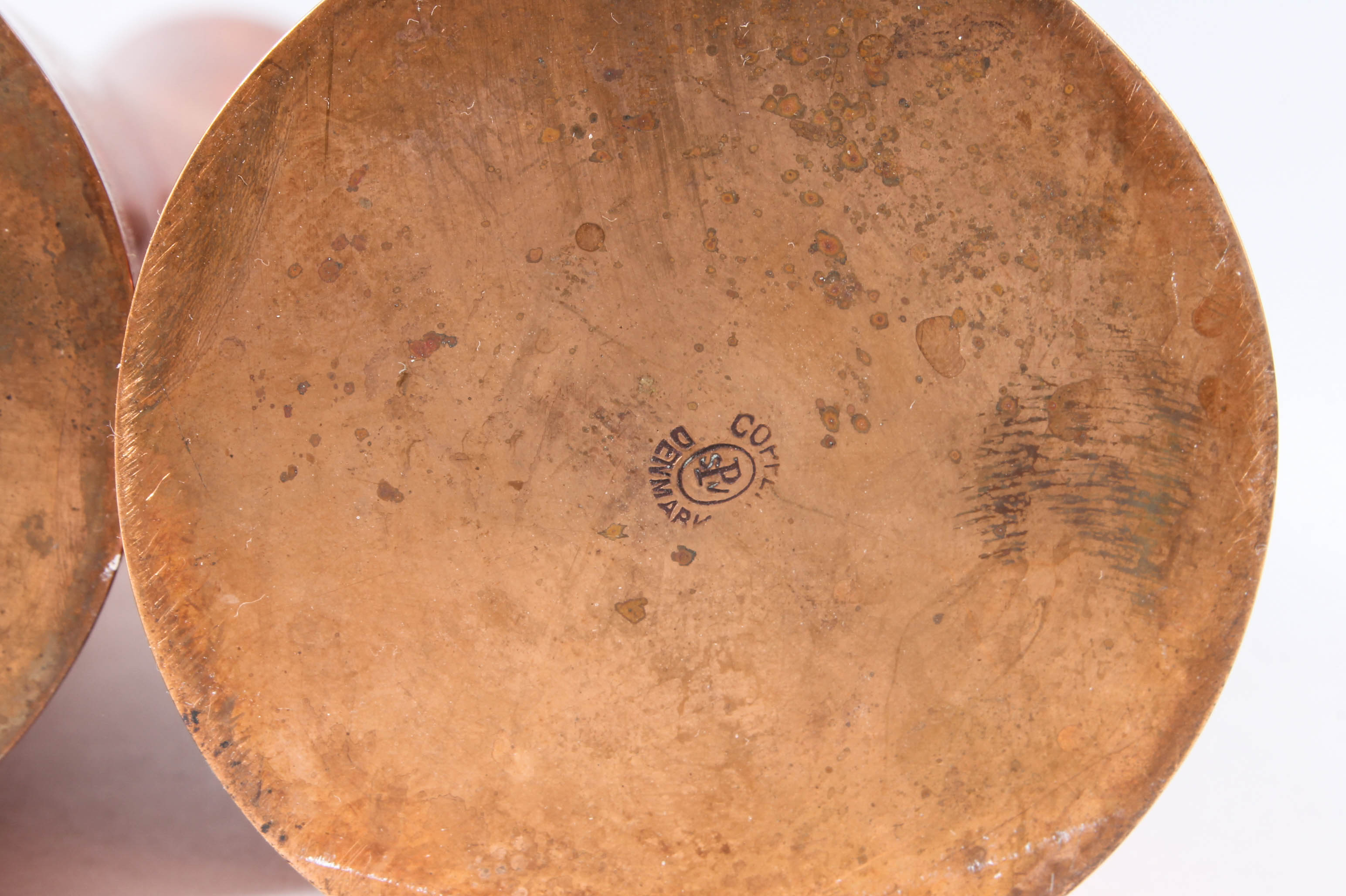 Danish Modern Copper Candlesticks