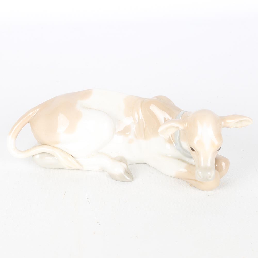 Lladro Porcelain Nativity Cow EBTH