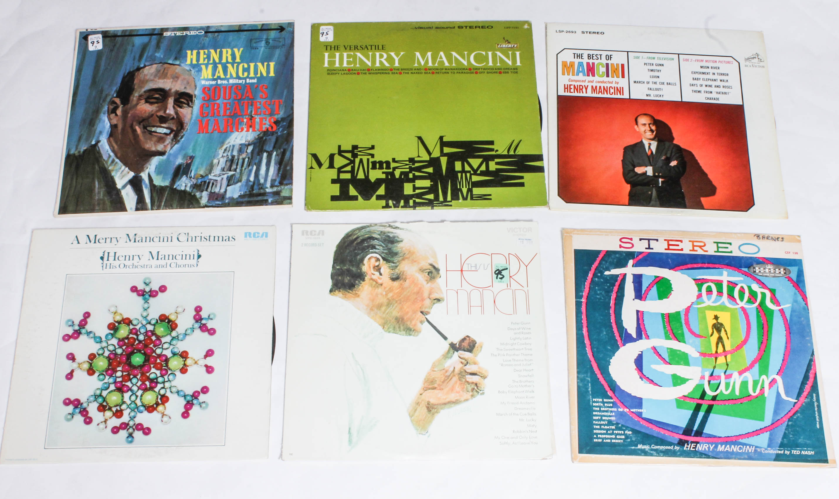 Over 50 Henry Mancini LPs