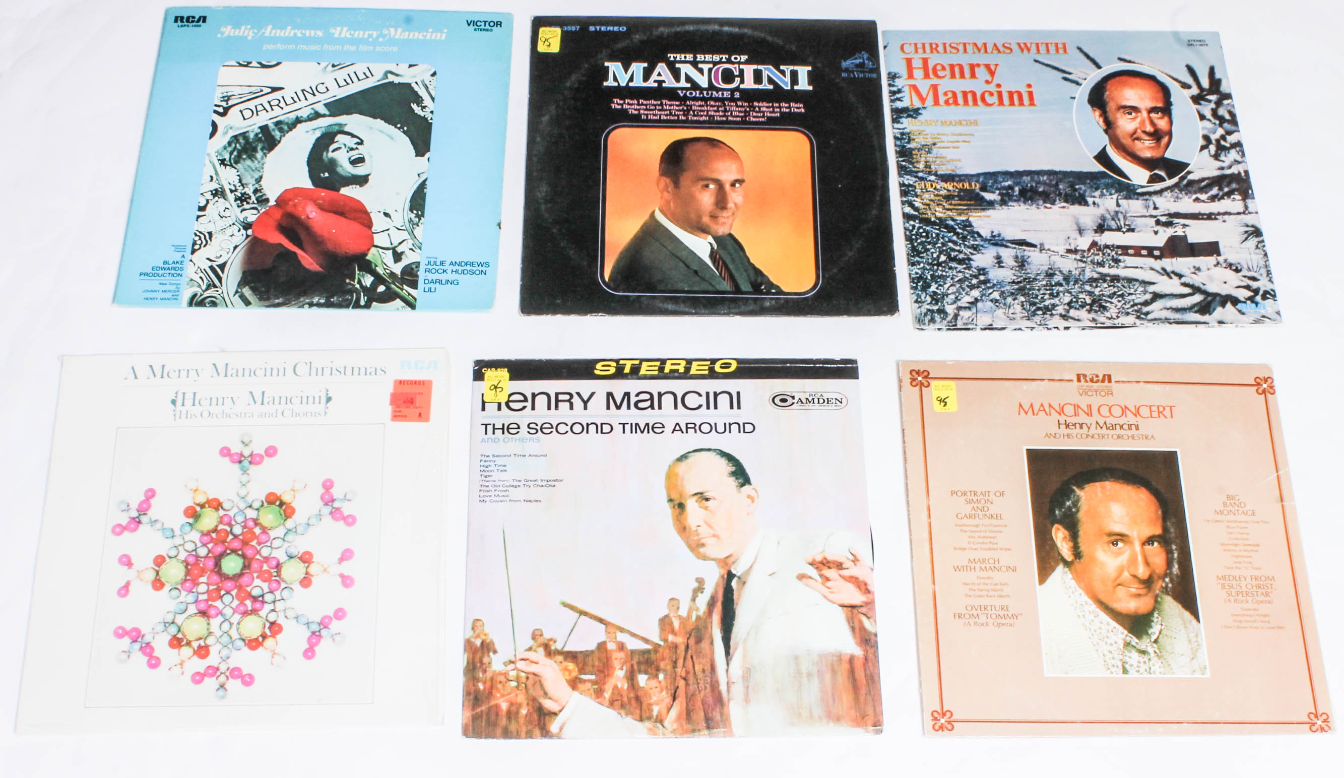 Over 50 Henry Mancini LPs
