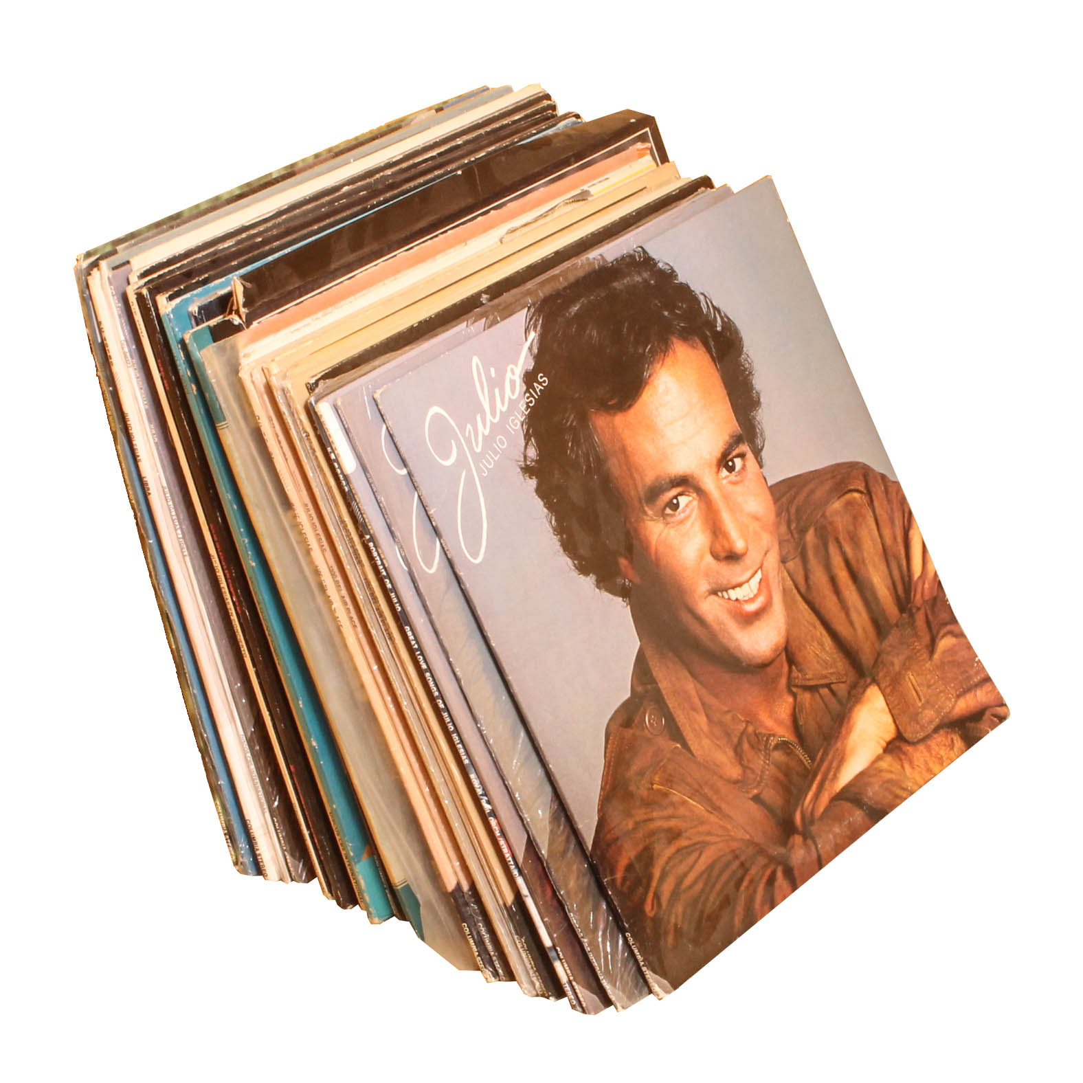Collection of Julio Iglesias Vinyl Music Records
