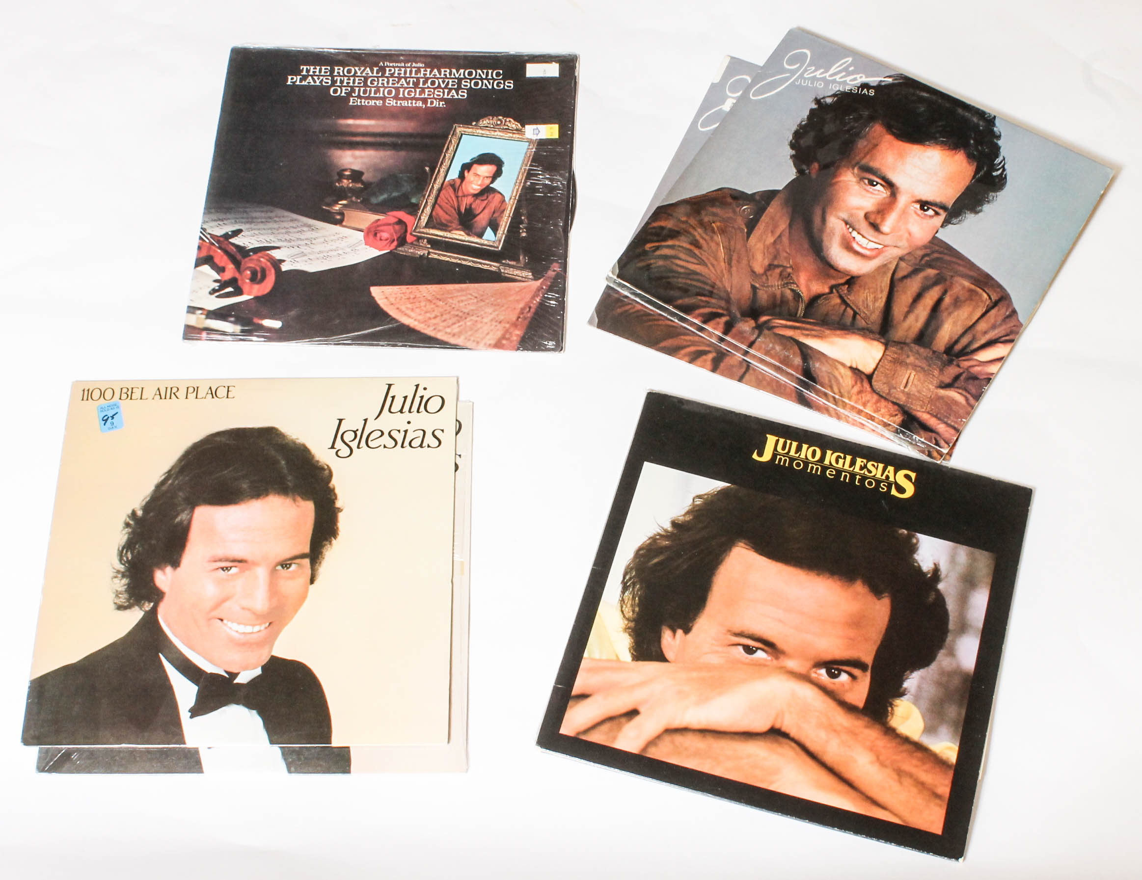 Collection of Julio Iglesias Vinyl Music Records
