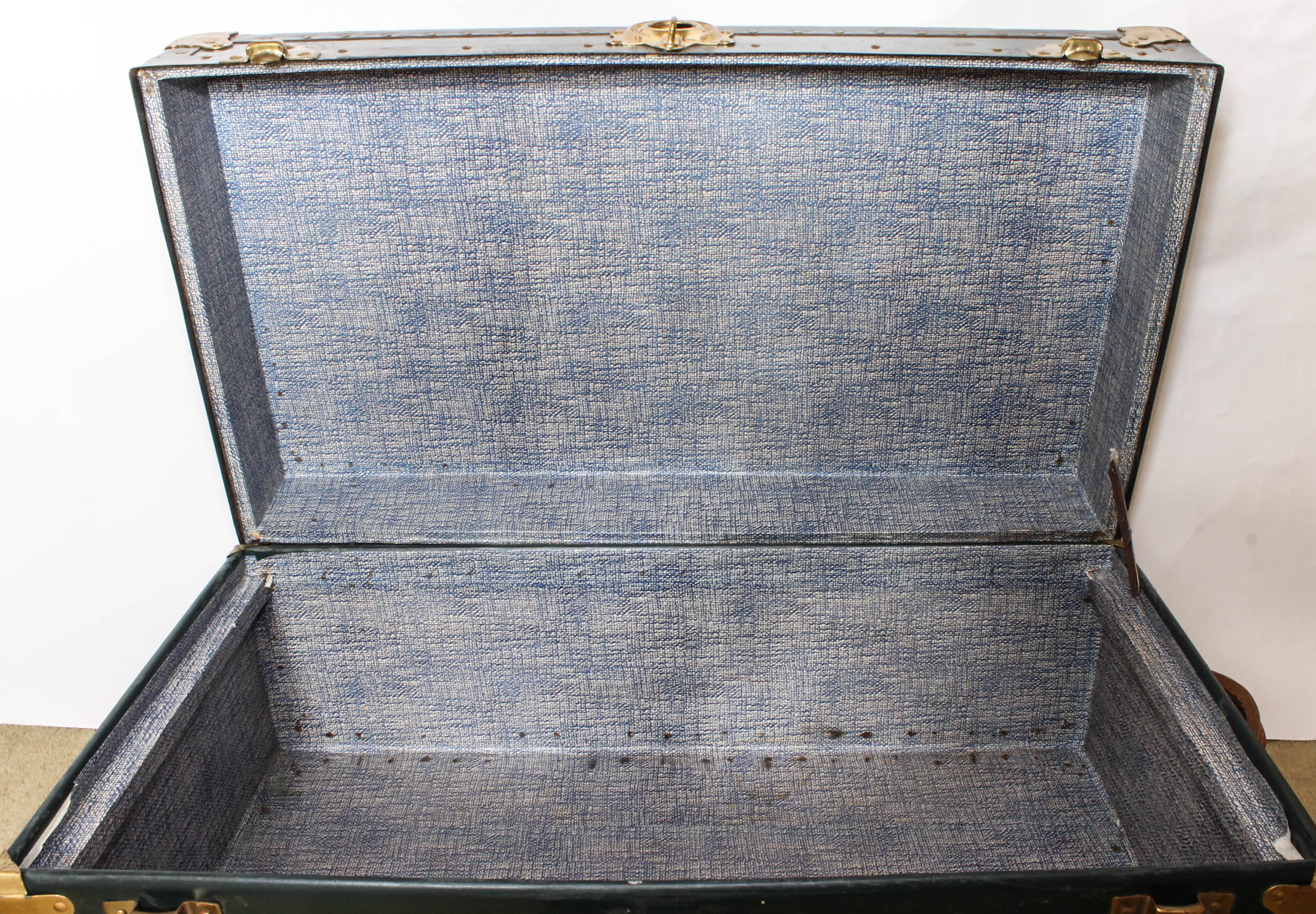 Vintage Military Footlocker Trunk