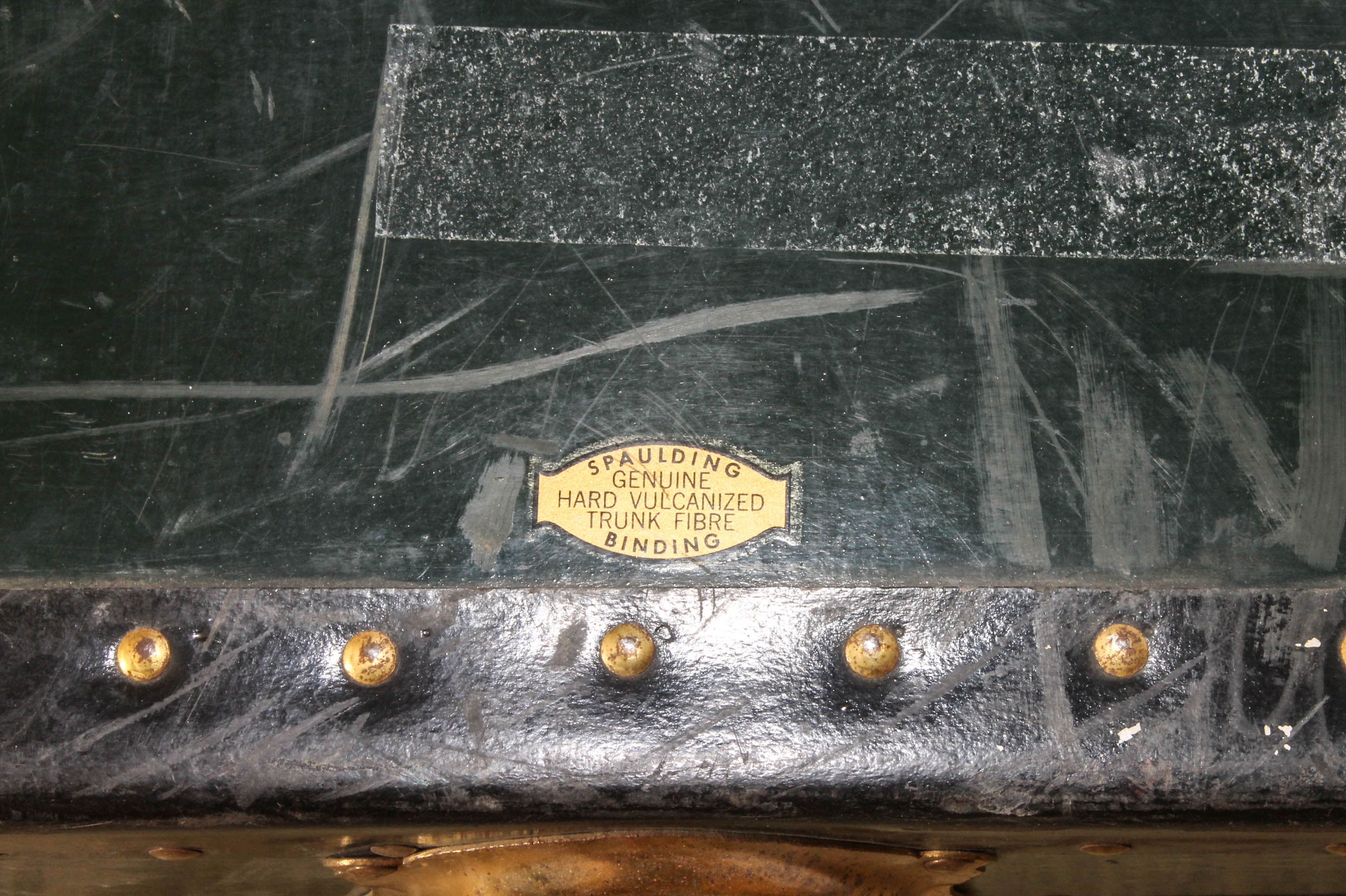 Vintage Military Footlocker Trunk