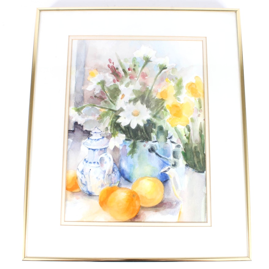 Original Singed Watercolor Painting by Volan
