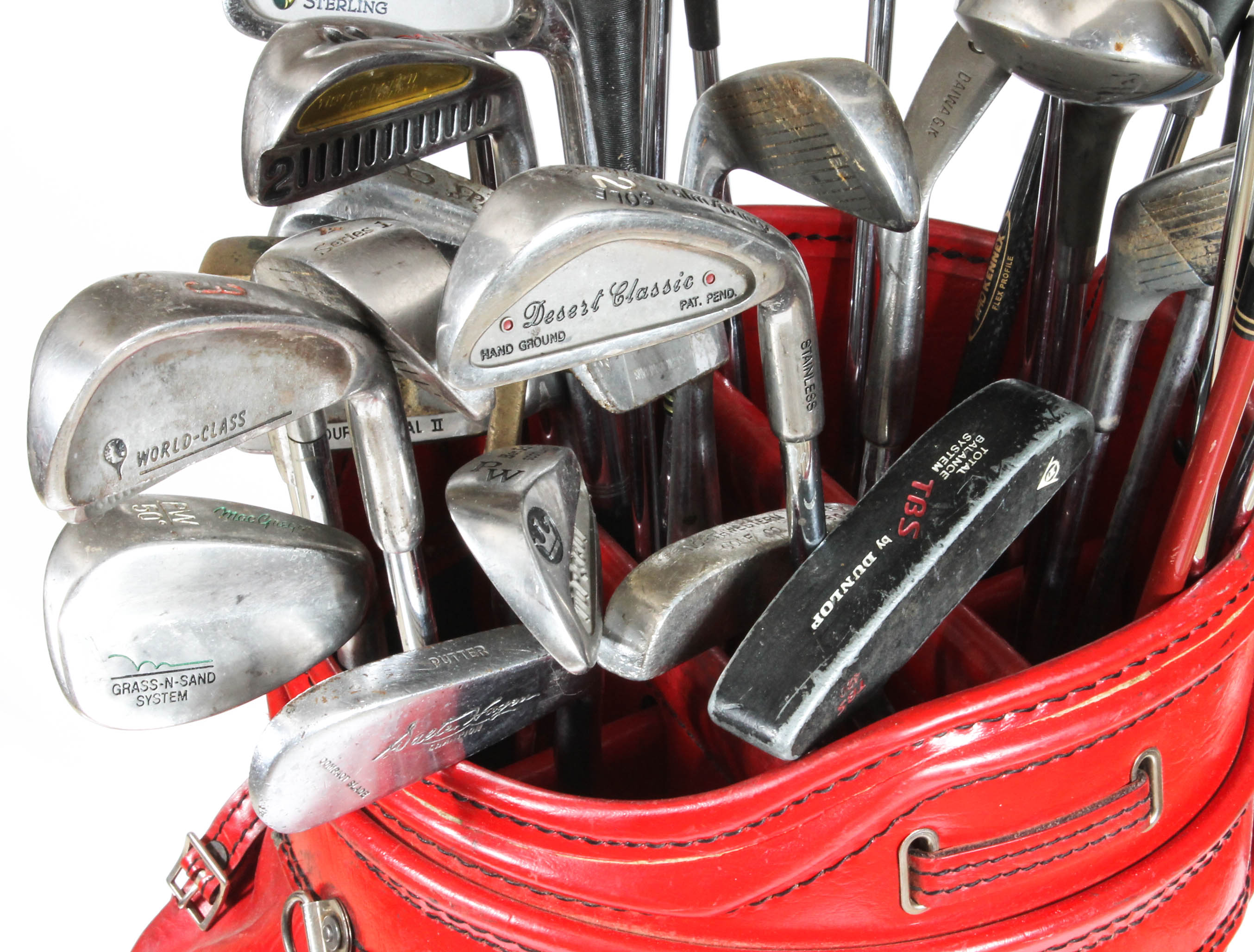 Golf Clubs with Wilson Golf Bag