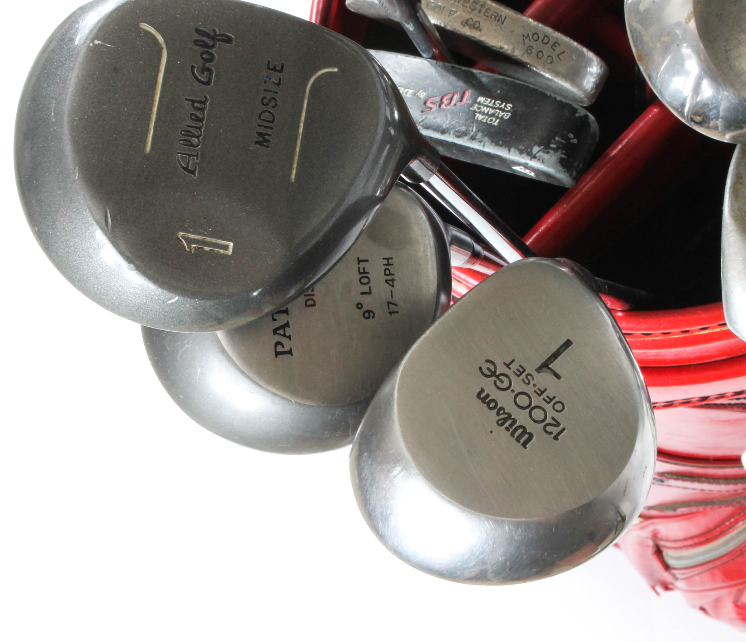 Golf Clubs with Wilson Golf Bag