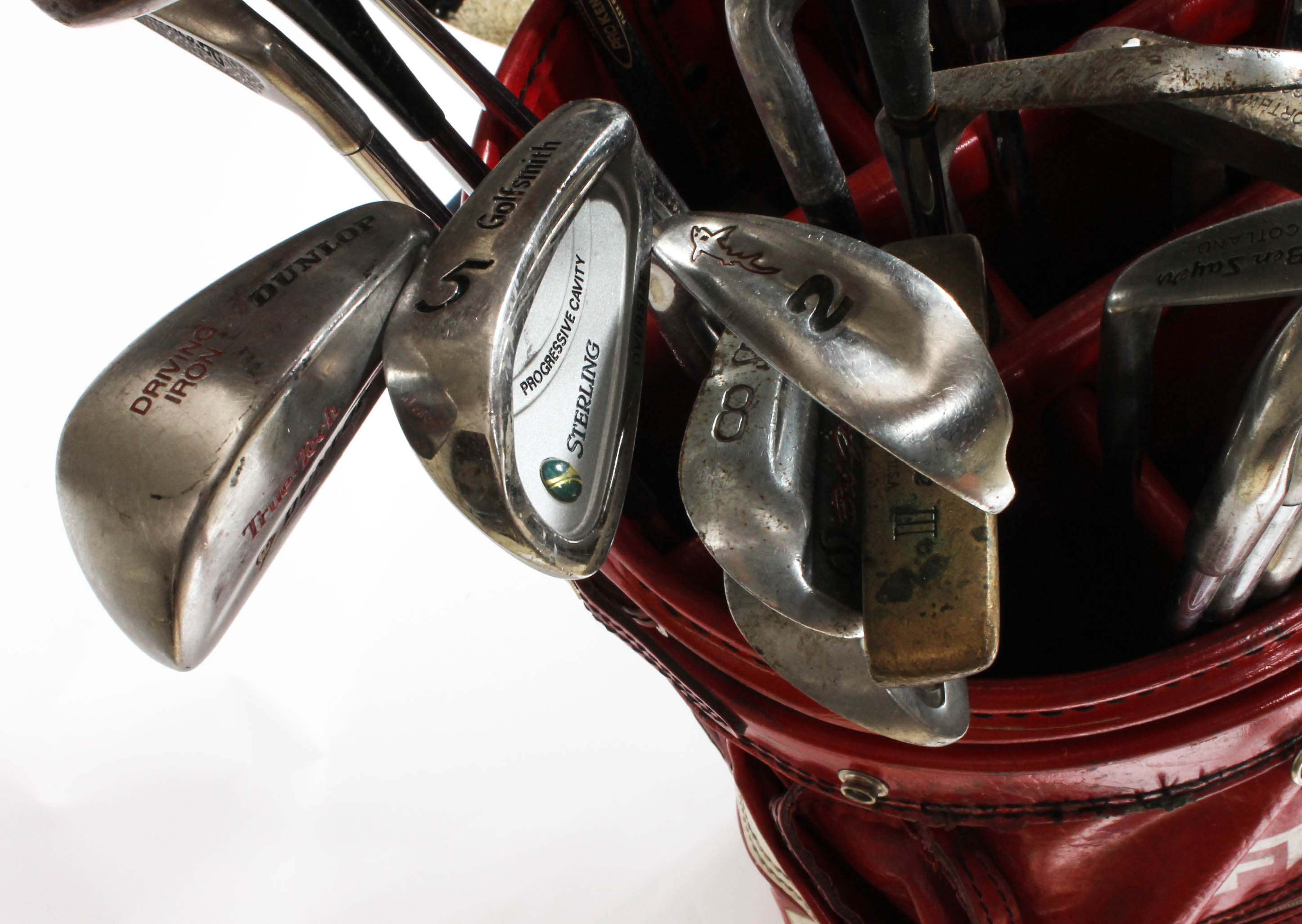 Golf Clubs with Wilson Golf Bag