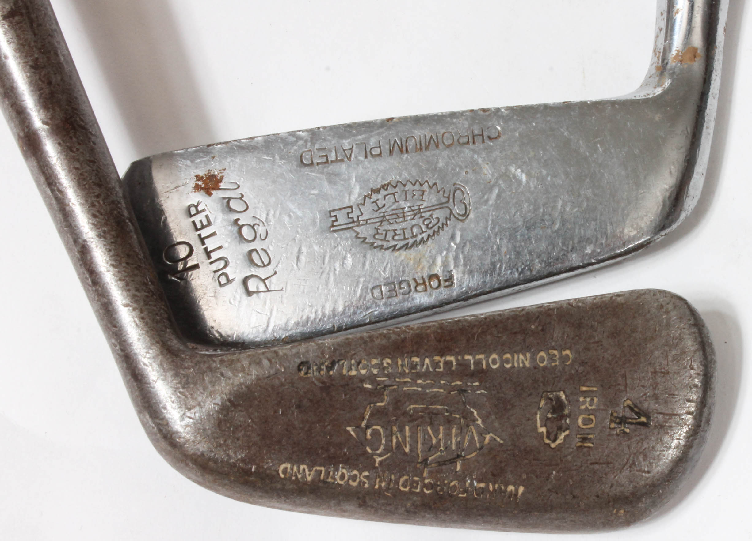 Generous Collection of Vintage Wood-Shaft Golf Clubs