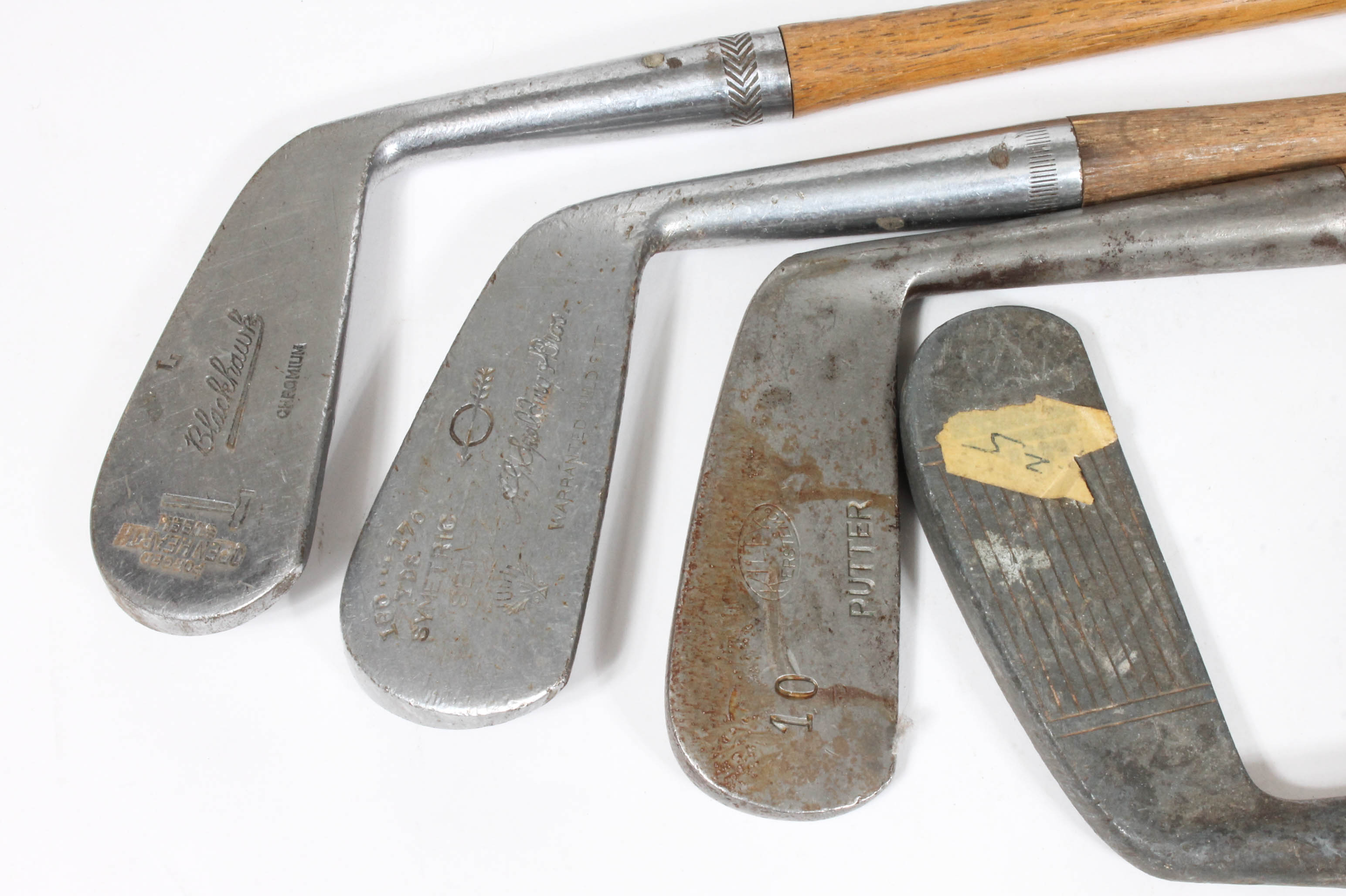Generous Collection of Vintage Wood-Shaft Golf Clubs