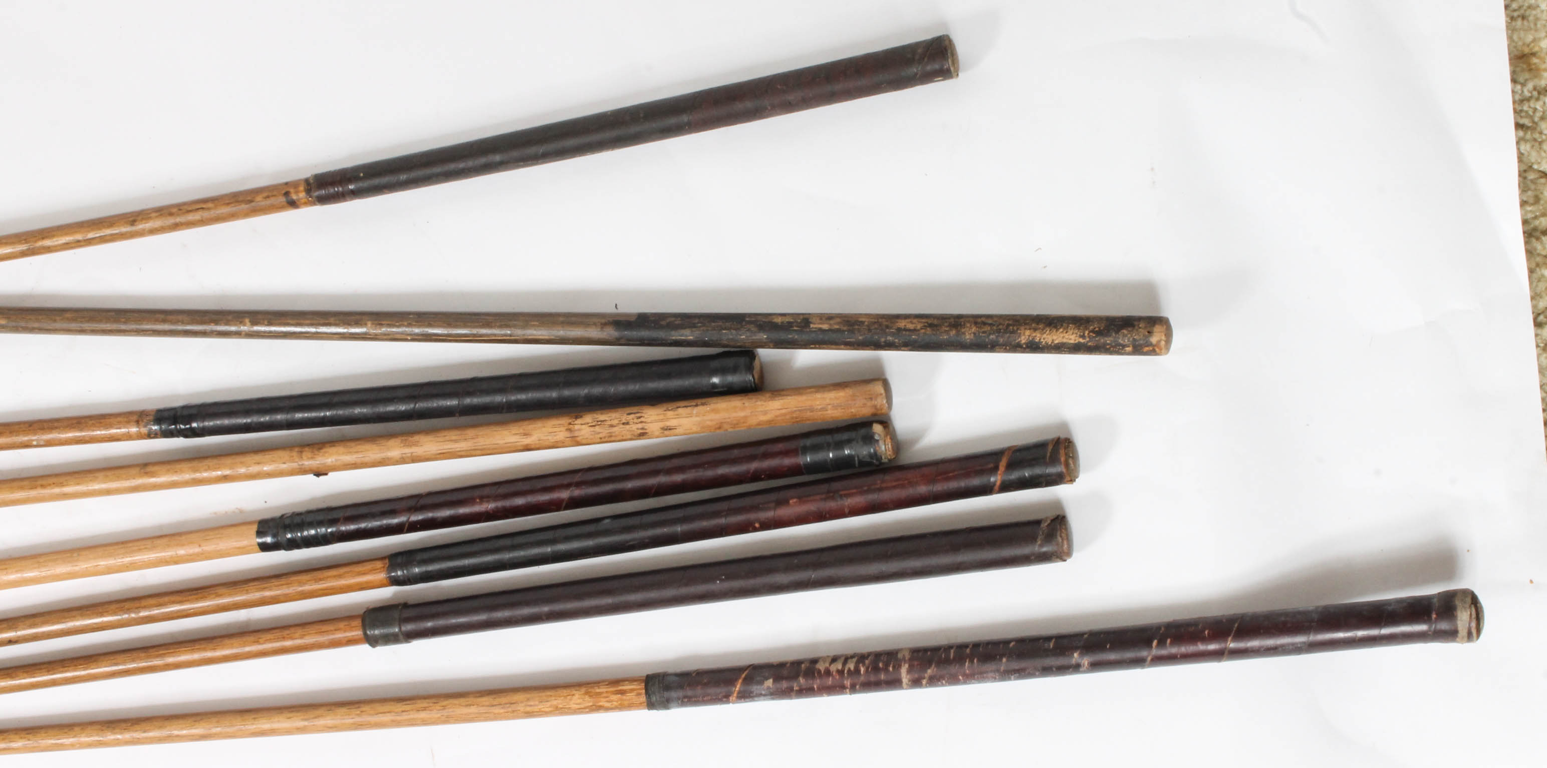 Generous Collection of Vintage Wood-Shaft Golf Clubs