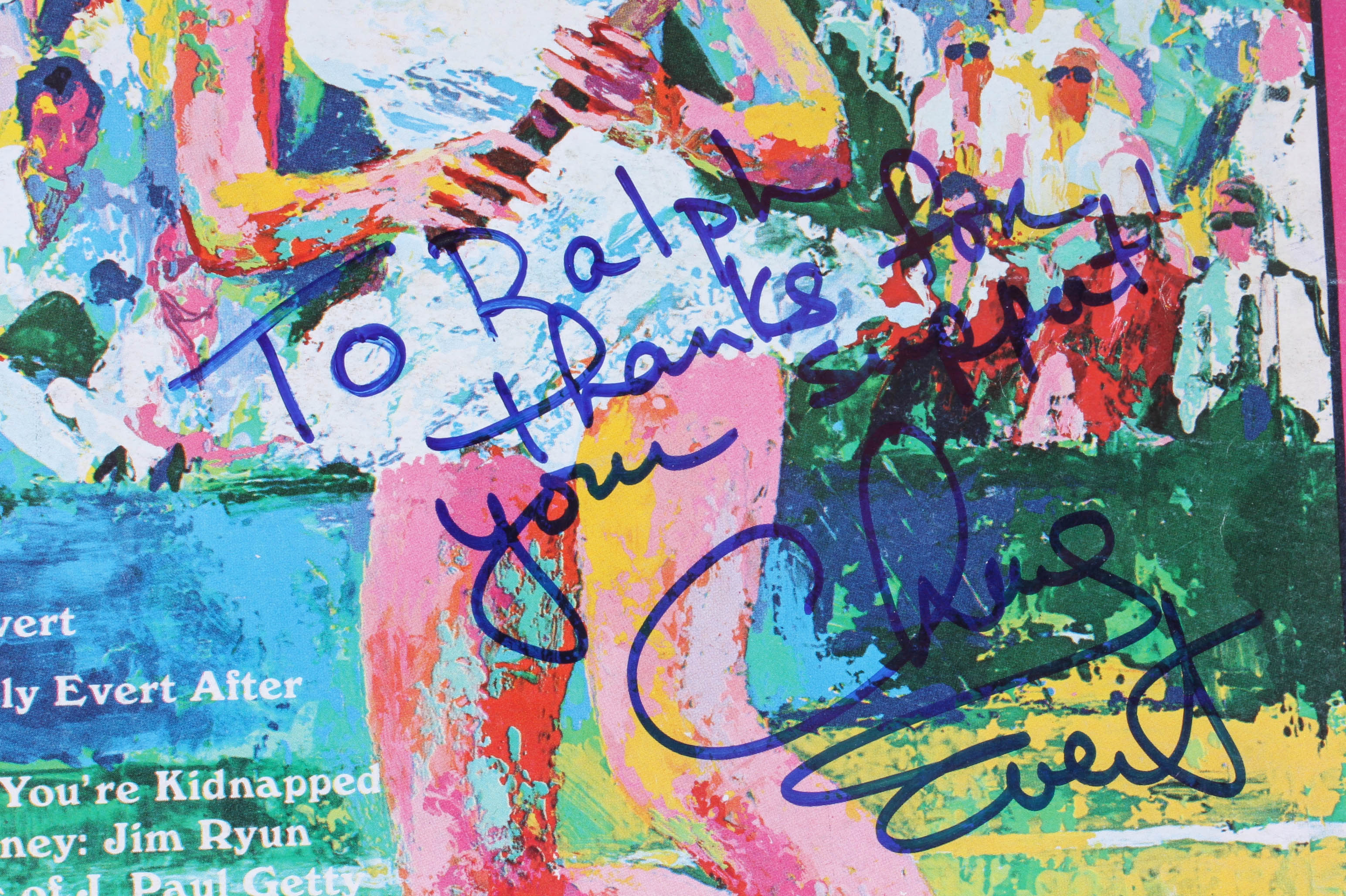 Chris Evert Autographed "The Saturday Evening Post" Magazine