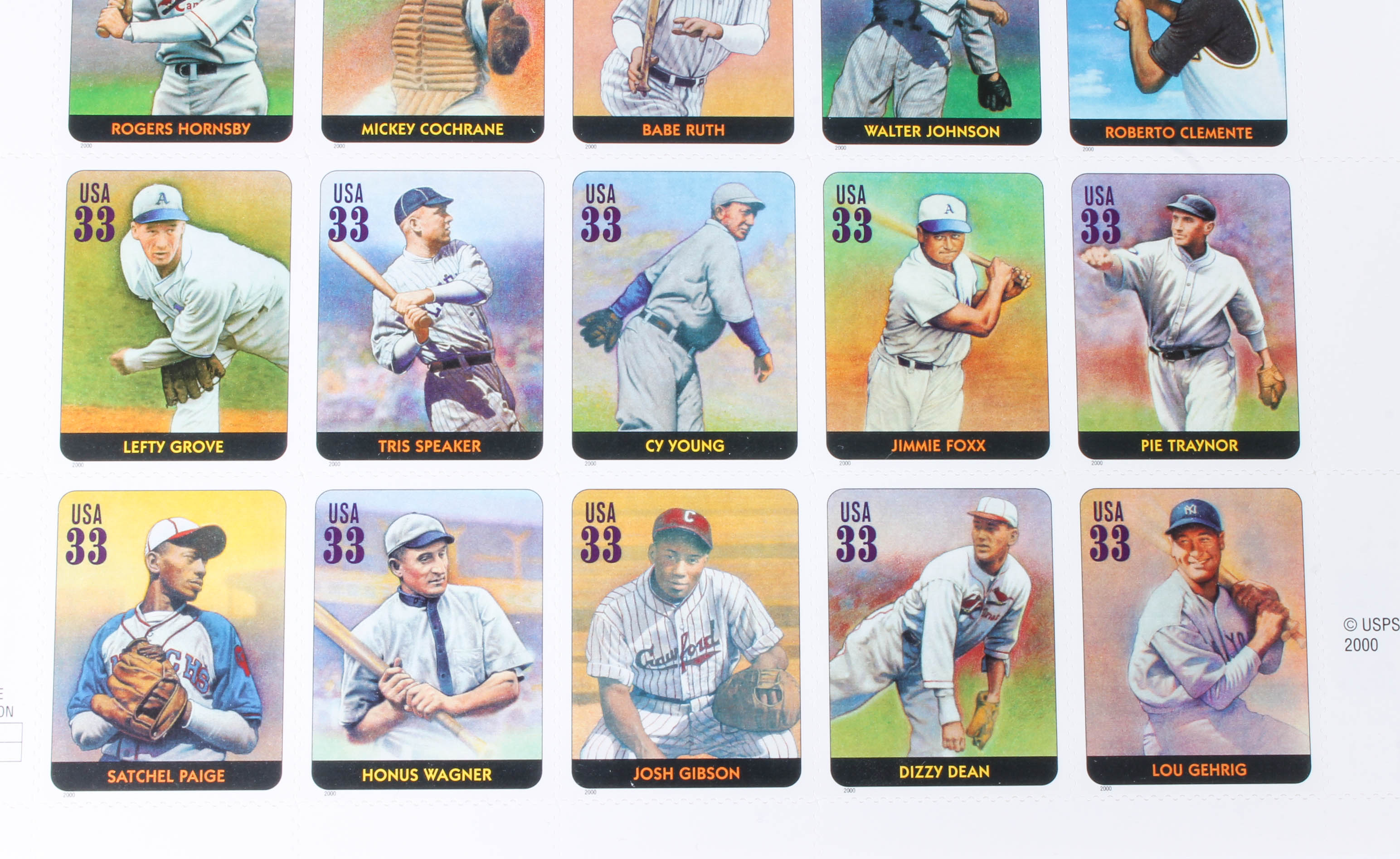 U.S. Postage Stamp Collection Featuring Celebrities