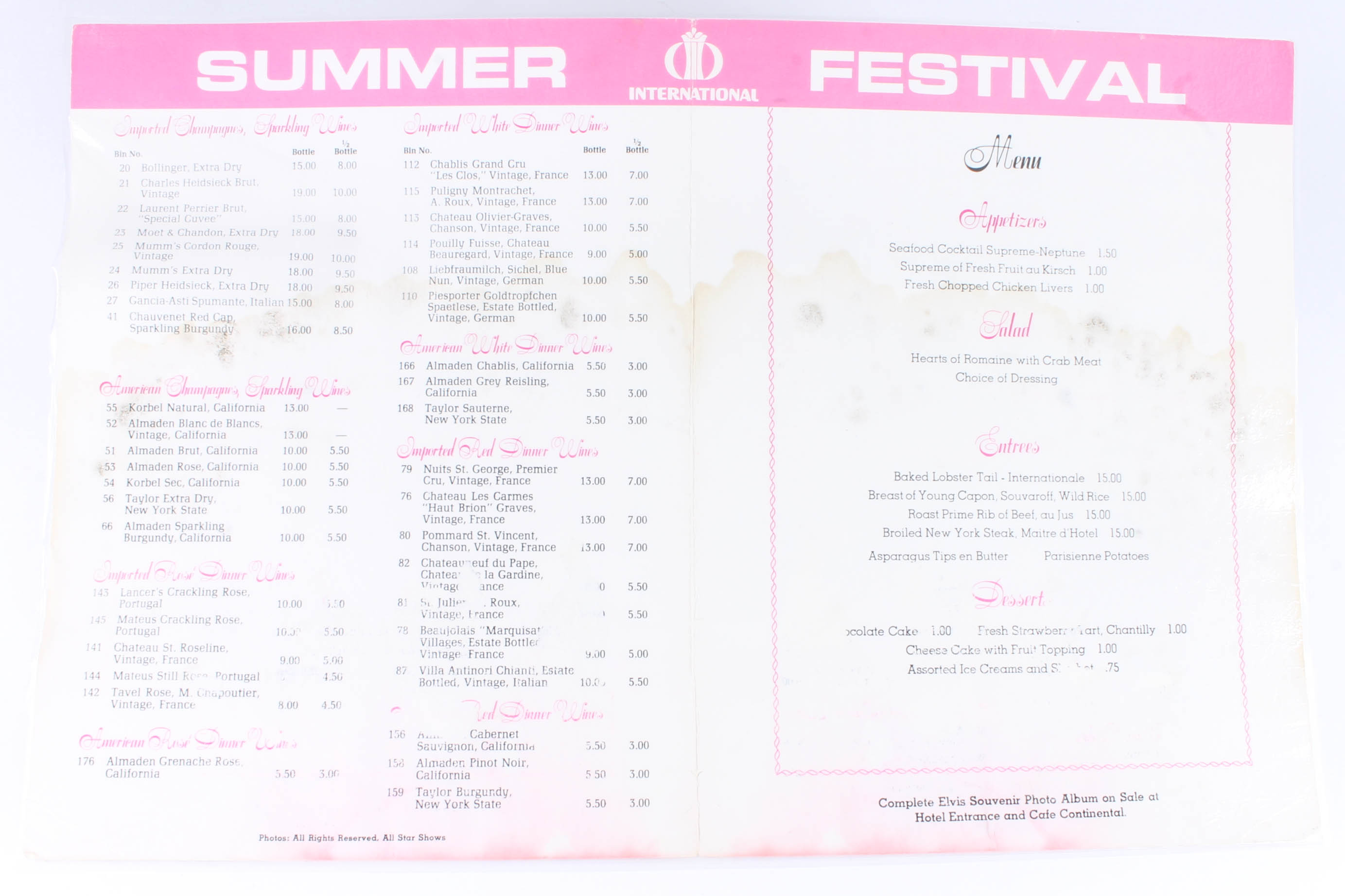 Collection of Elvis Presley Memorabilia