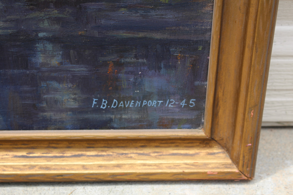 F. B. Davenport Original Landscape Painting