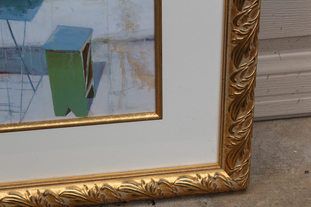 Framed Floral Still-life Print