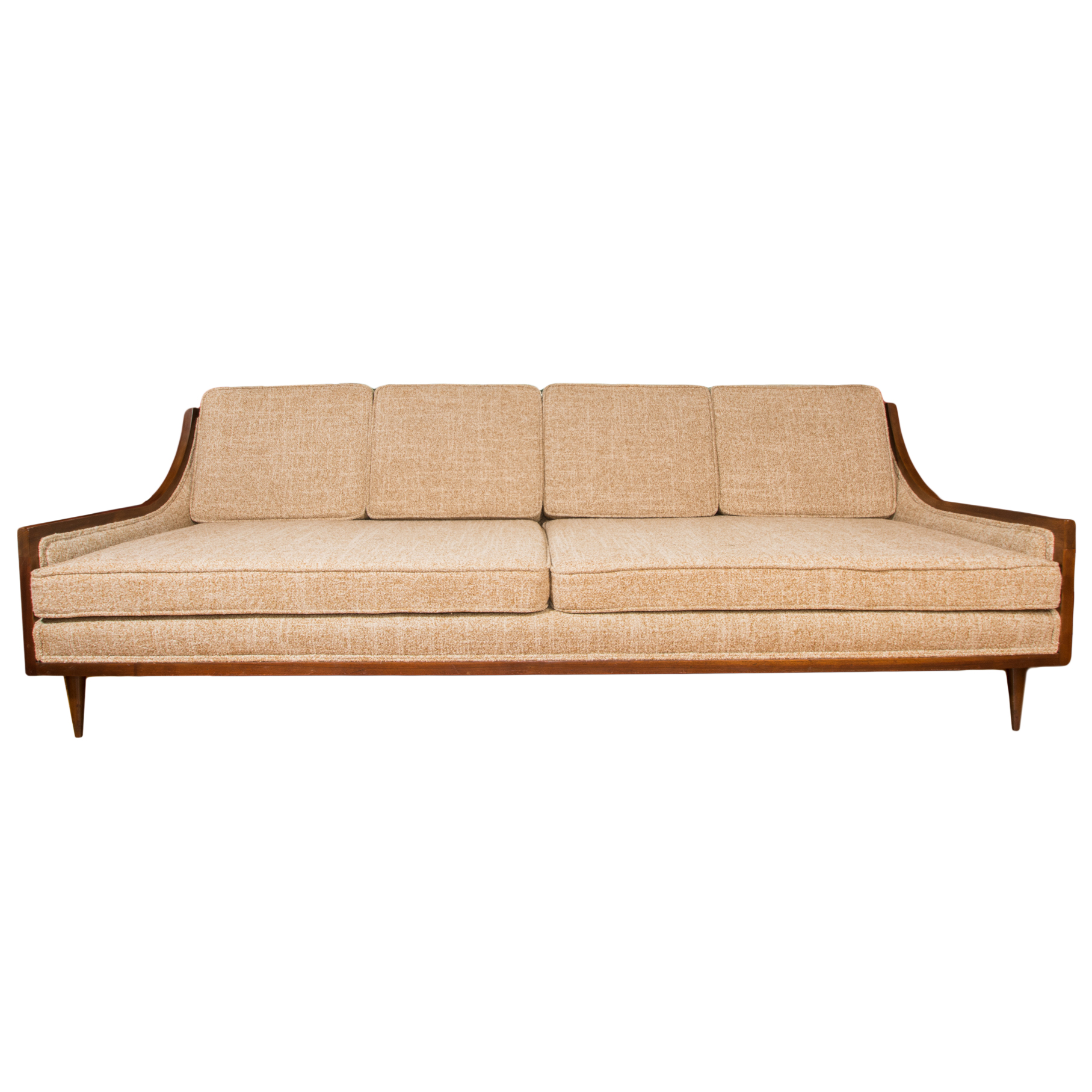 Mid-Century Danish Modern Sofa in the Style of Adrian Pearsall