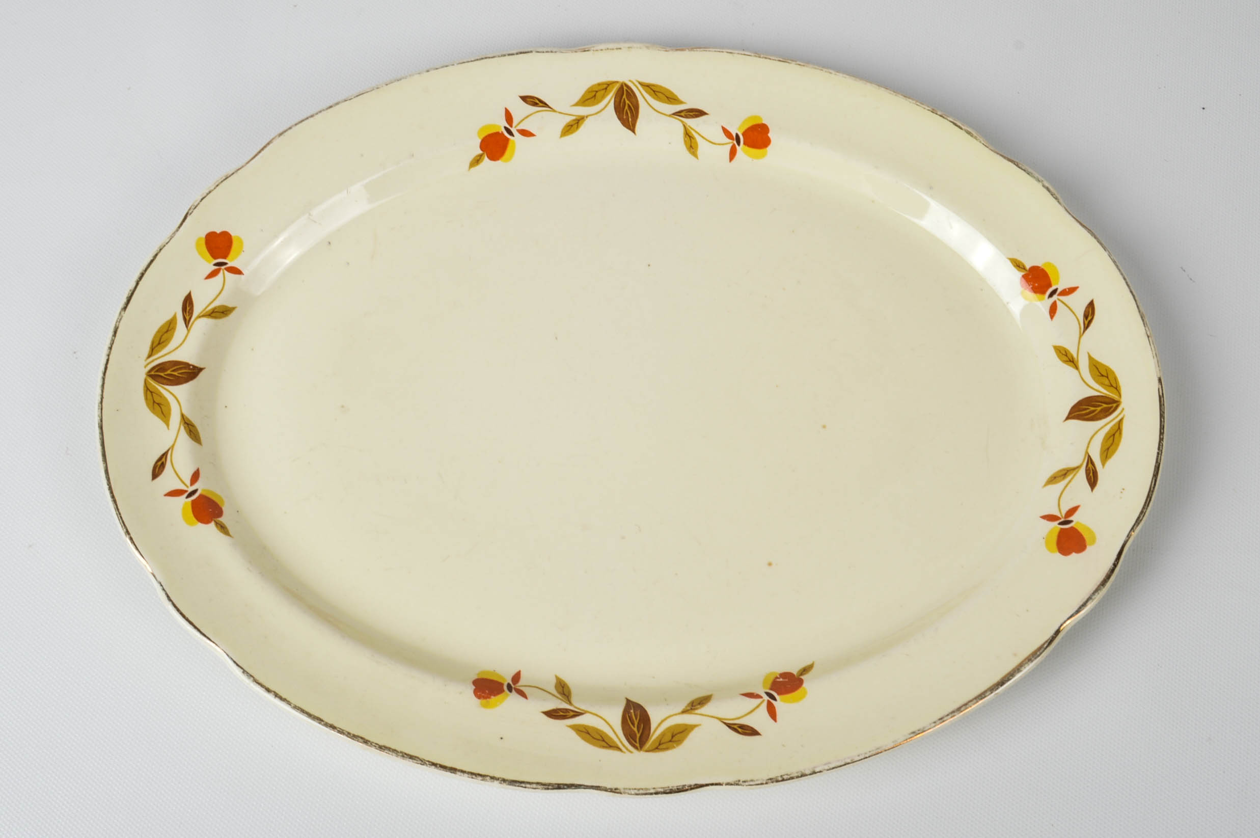 Hall's  "Autumn Leaf" Five Piece Tableware Collection