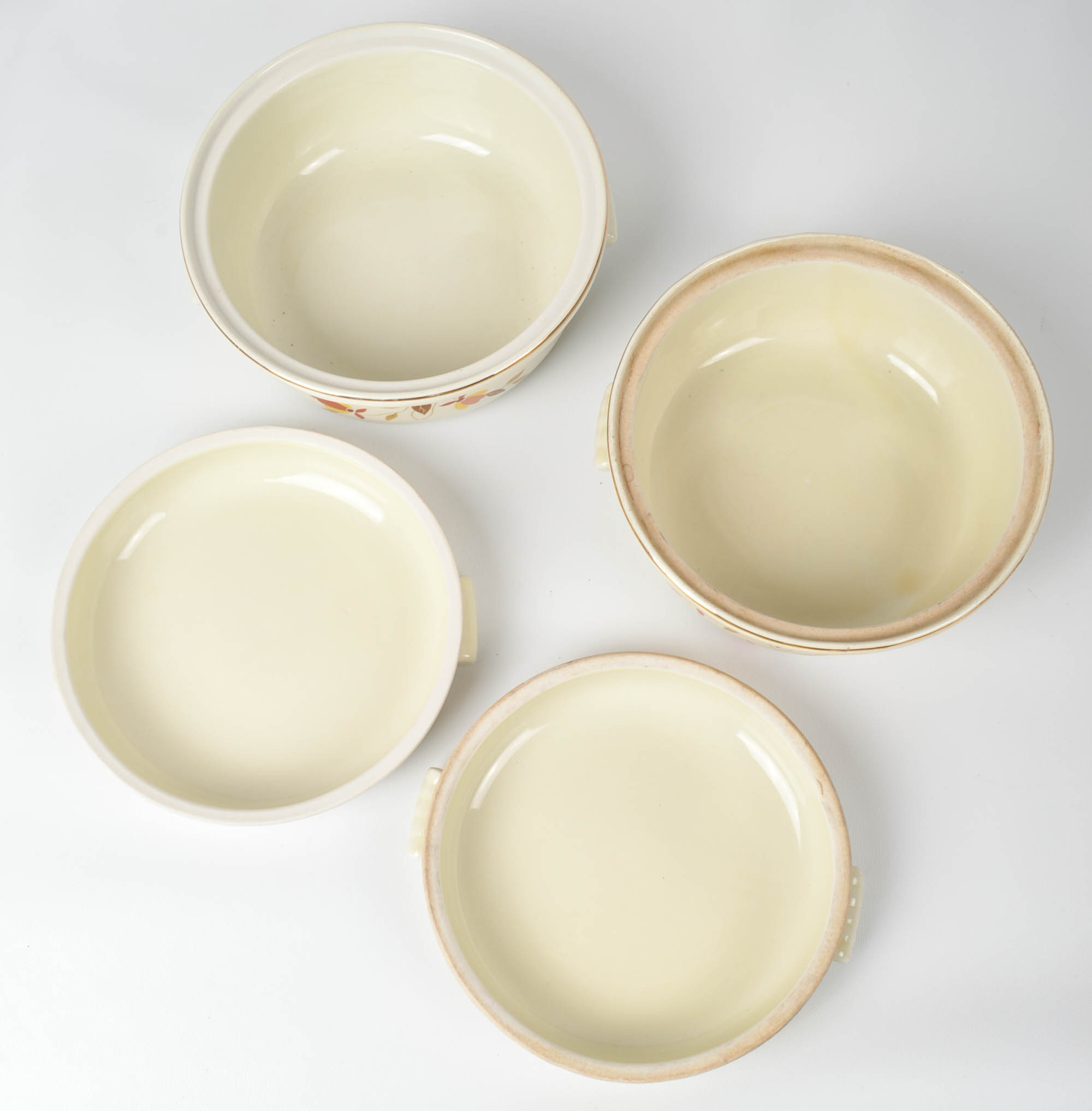 Hall "Autumn Leaf" Casseroles, Bowls, and Salt and Pepper Shakers