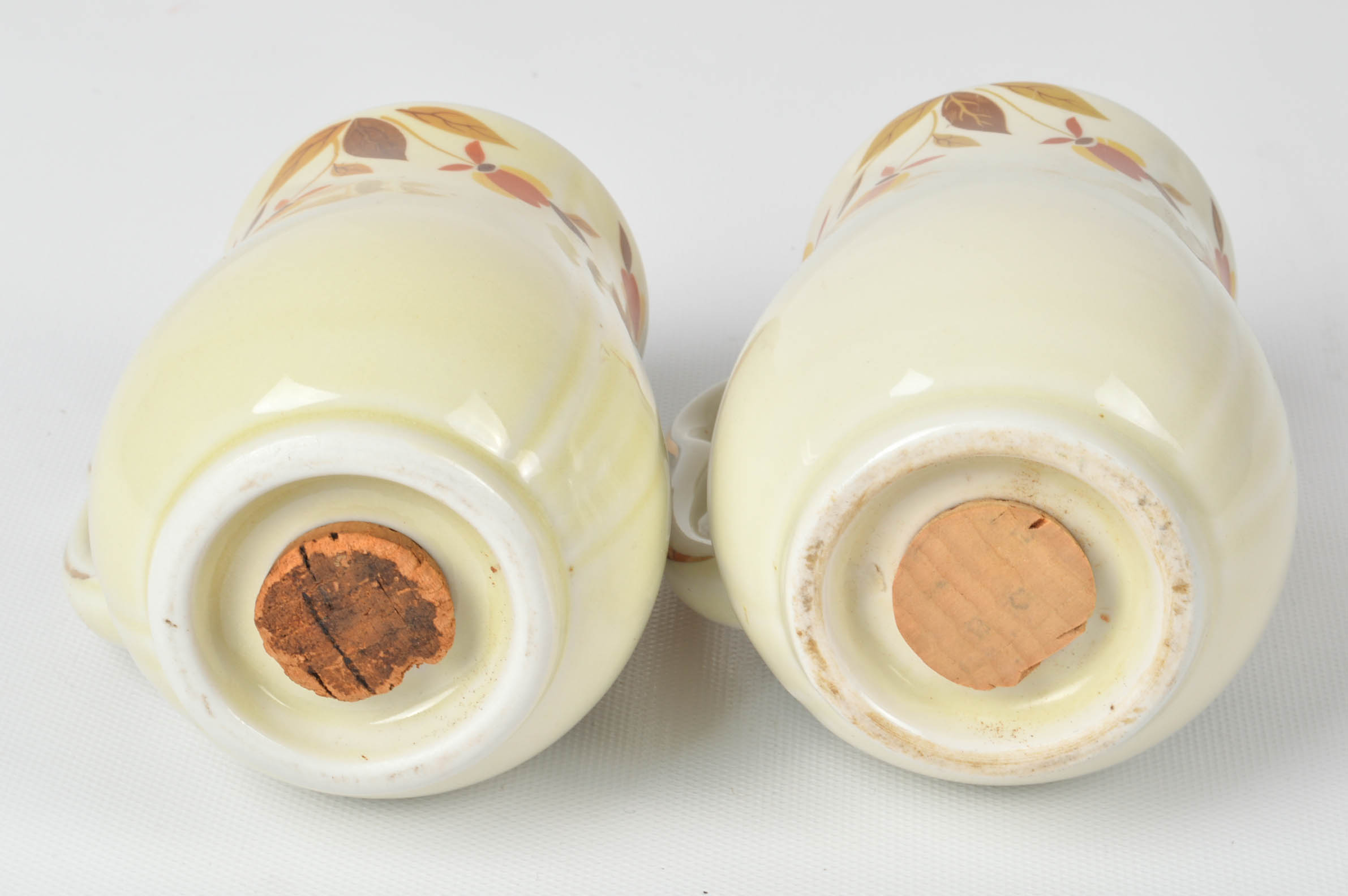 Hall "Autumn Leaf" Casseroles, Bowls, and Salt and Pepper Shakers