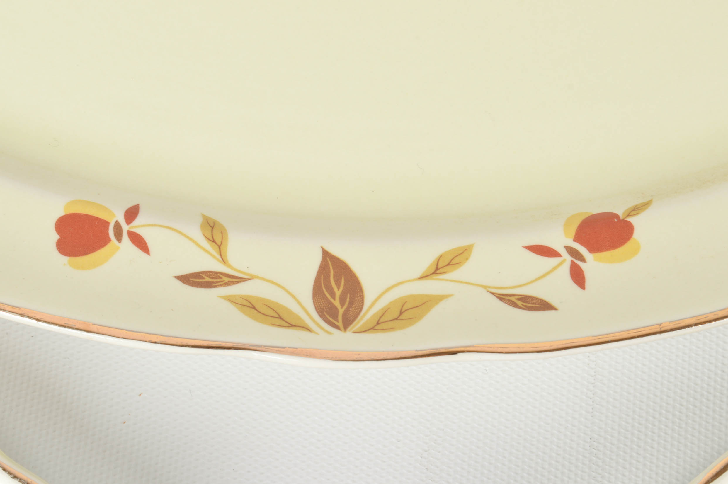 Hall China's  "Autumn Leaf" Tableware