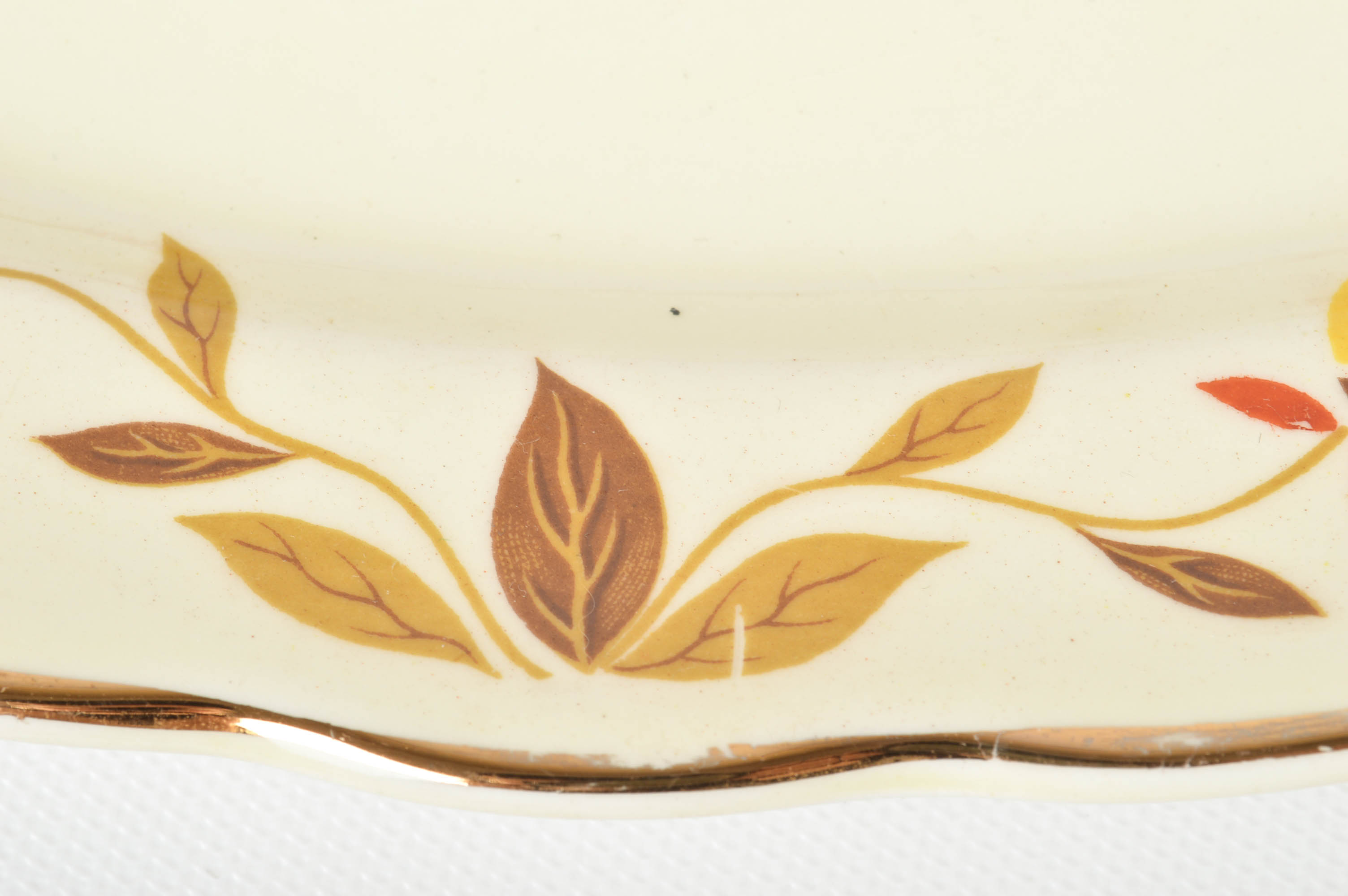 Hall China's  "Autumn Leaf" Tableware