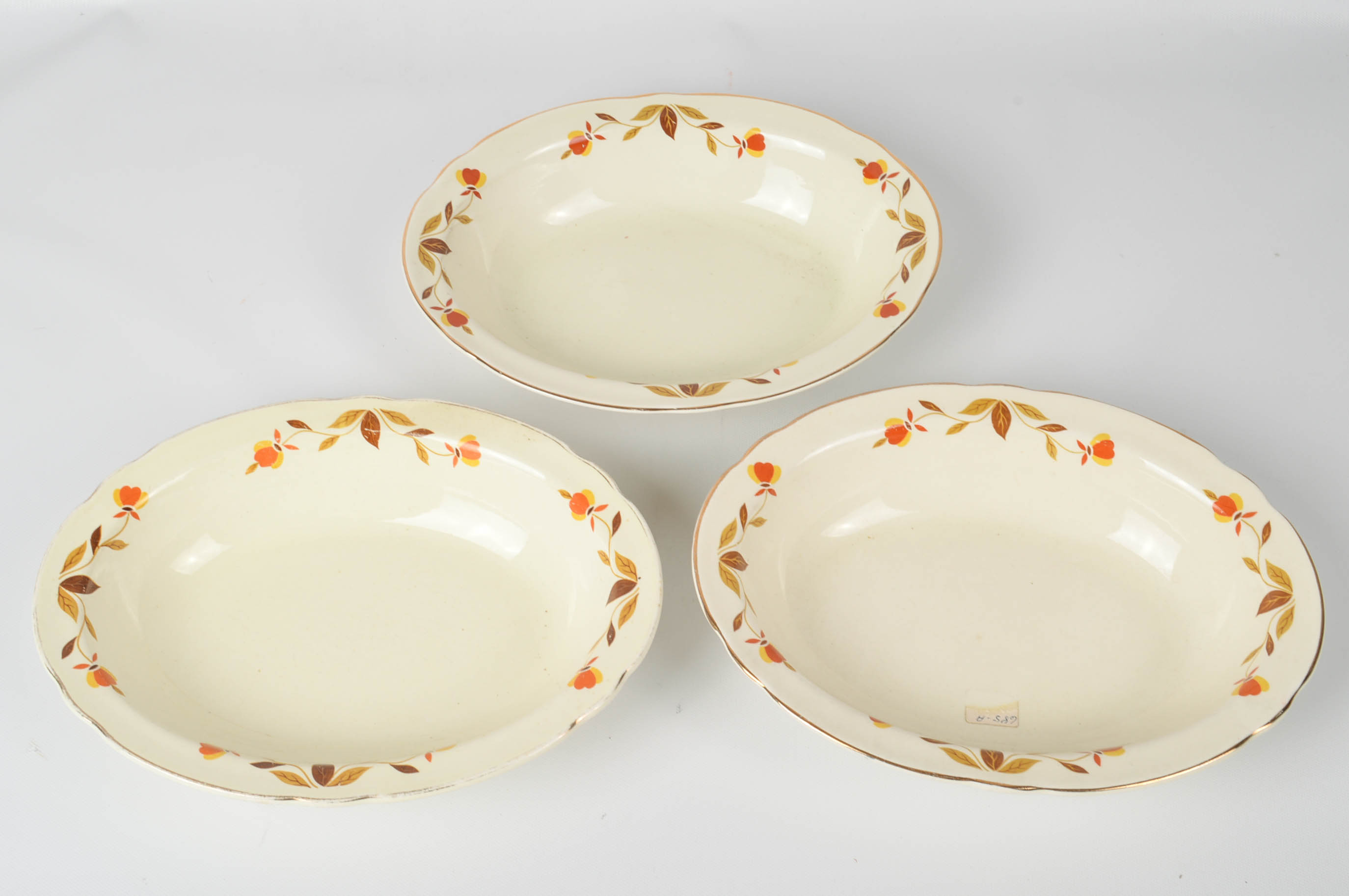 Hall China's  "Autumn Leaf" Tableware