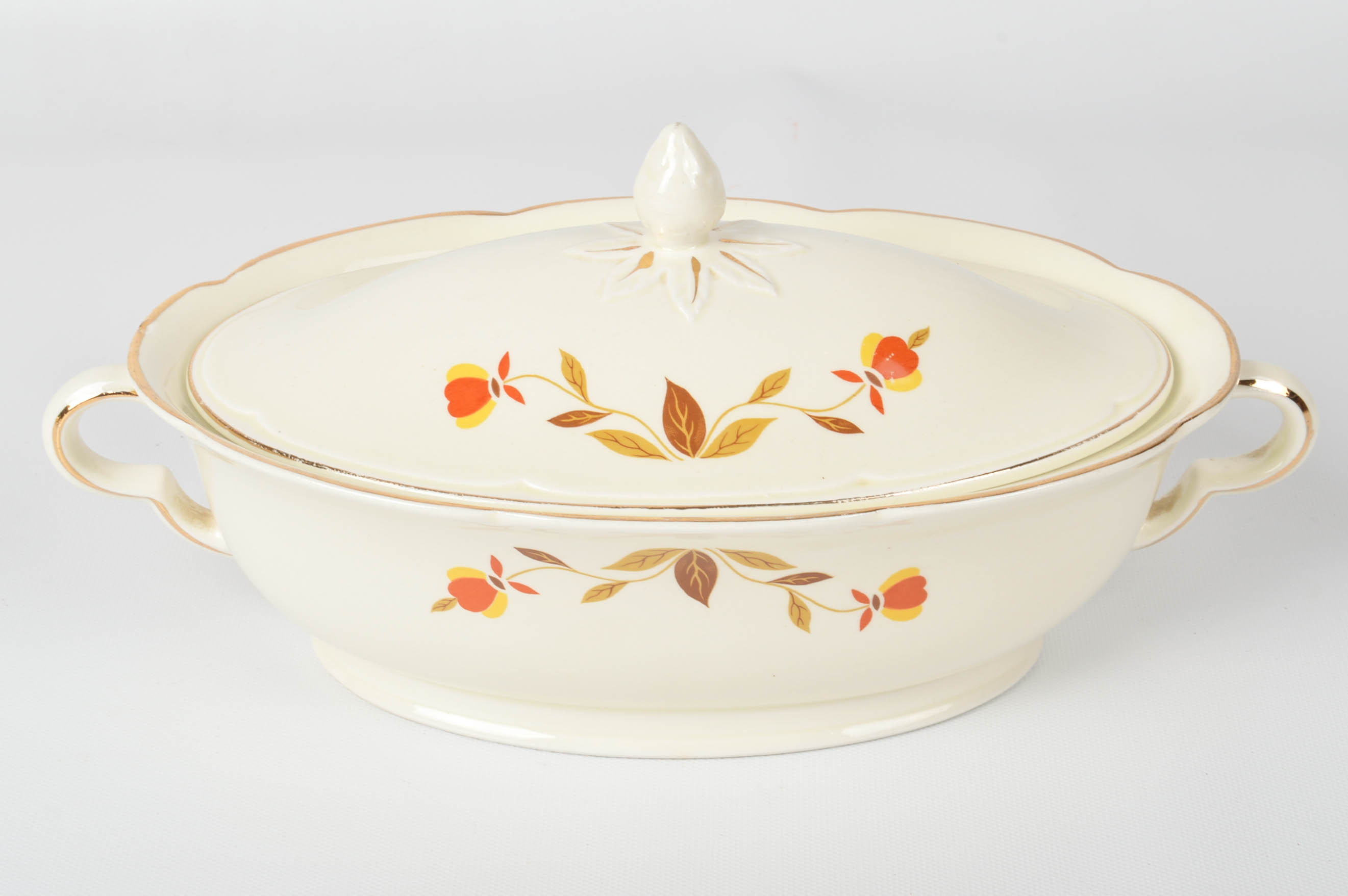 Hall China's  "Autumn Leaf" Tableware