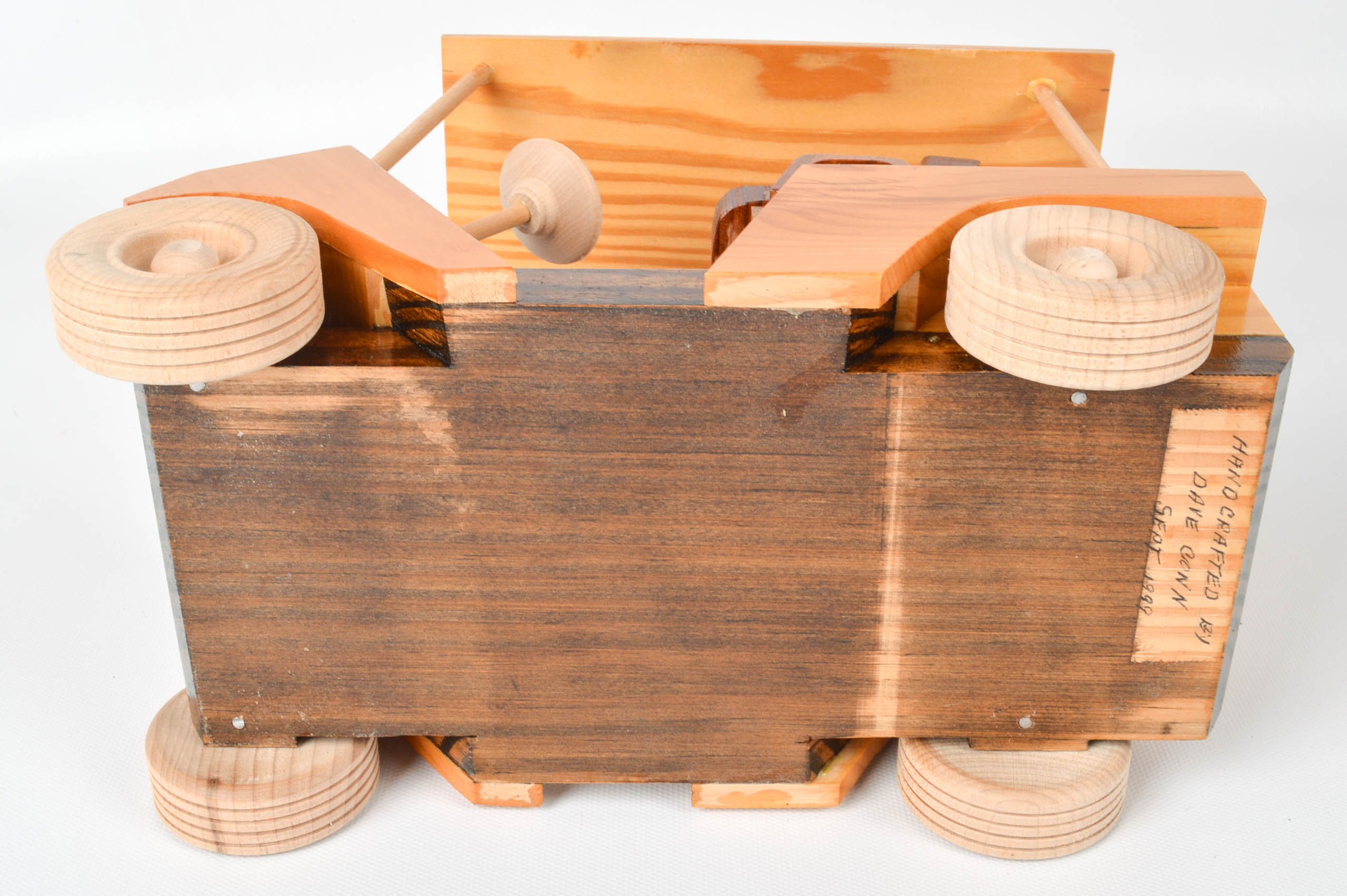 Handcrafted Wooden Golf Cart