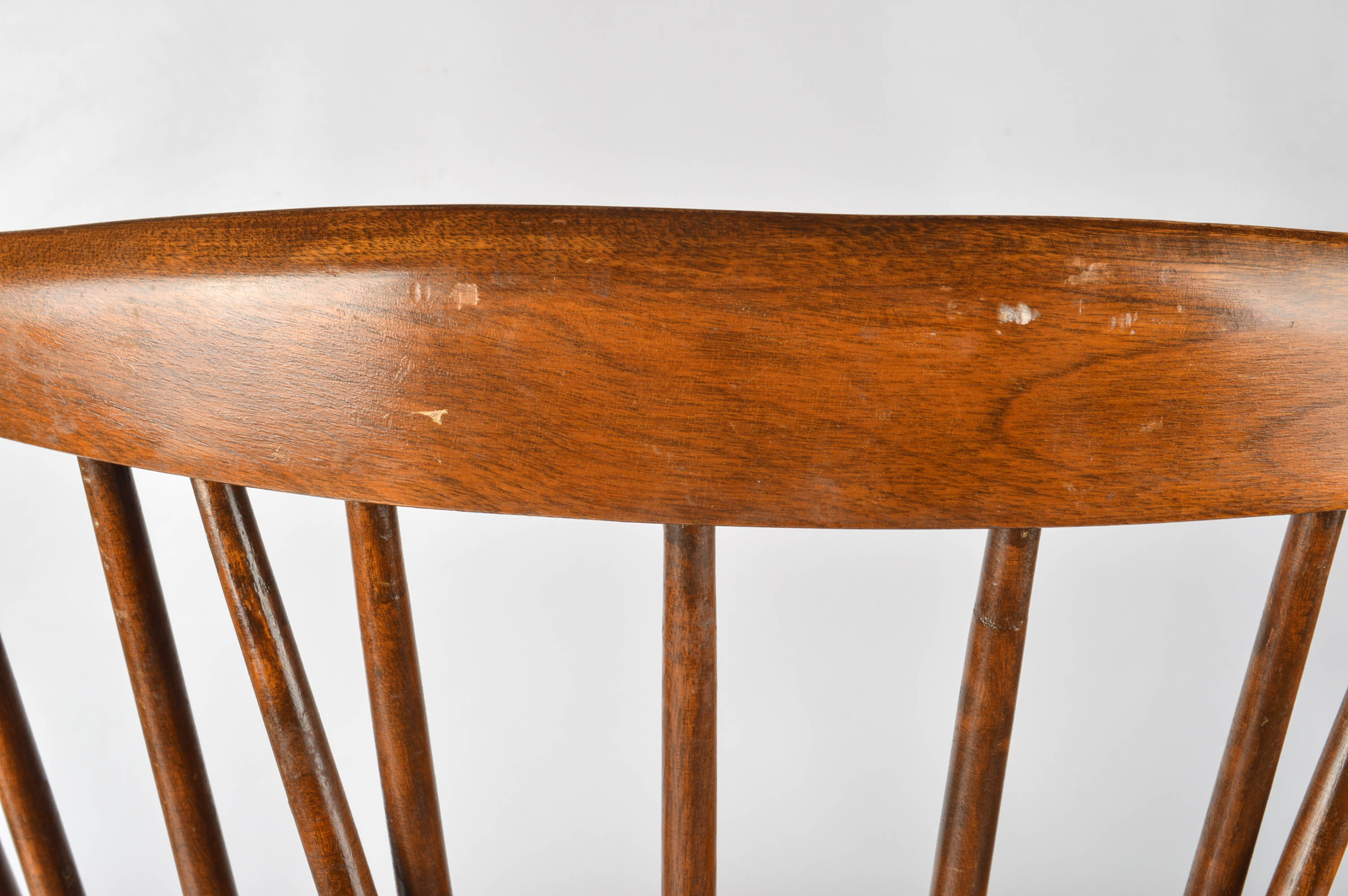 Set of Windsor-Style Brace-Back Chairs