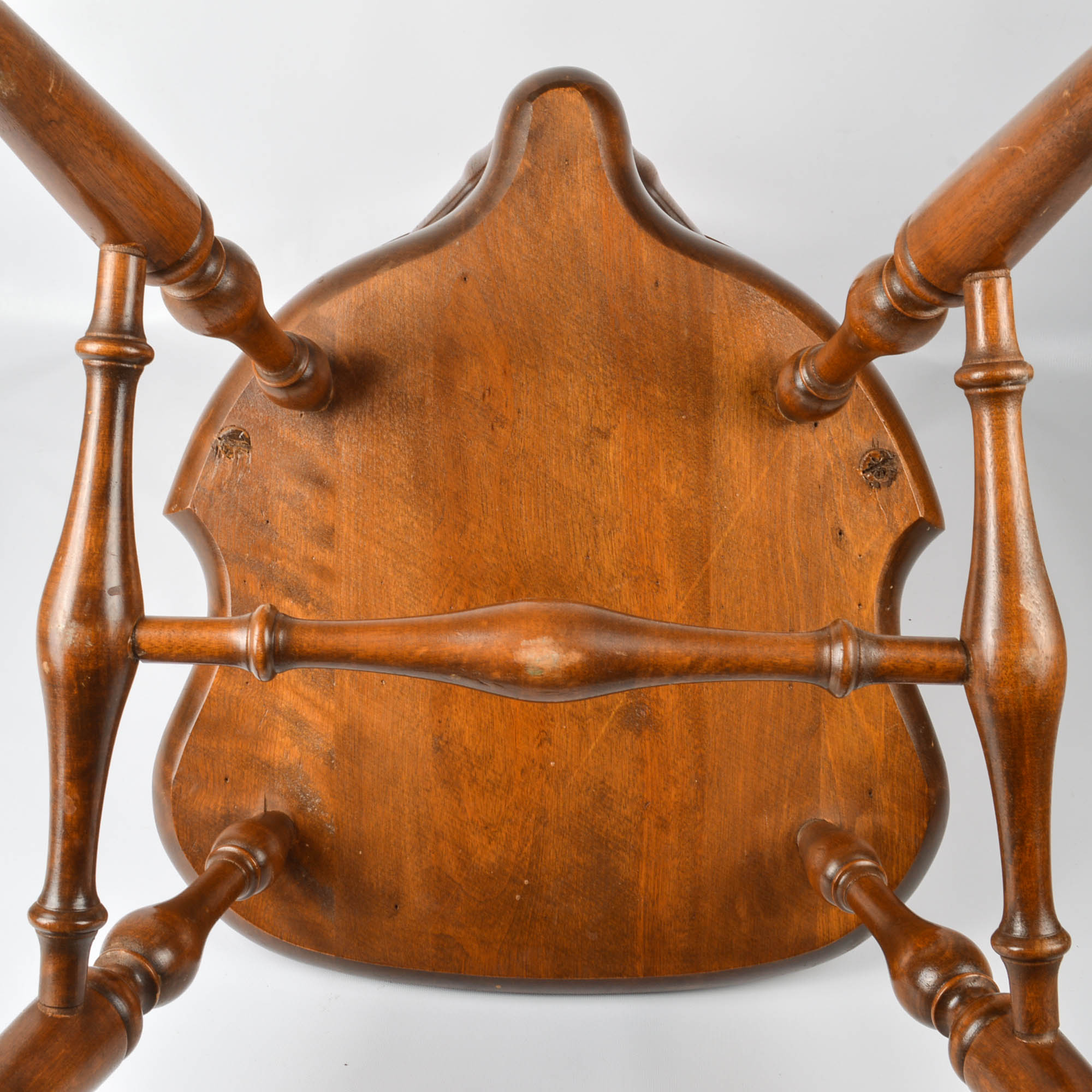 Set of Windsor-Style Brace-Back Chairs