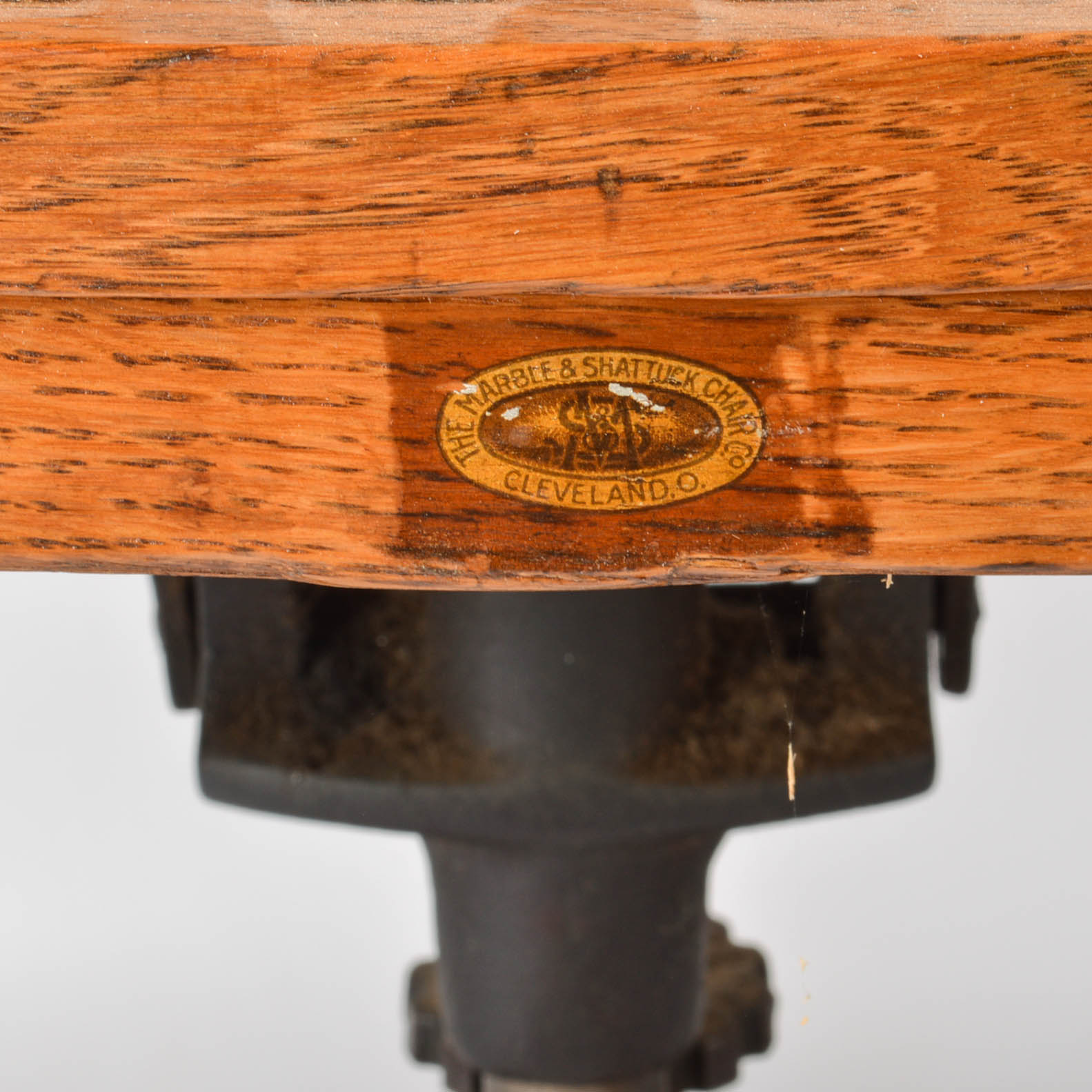 Oak Desk Chair by Marble & Shattuck Chair Company