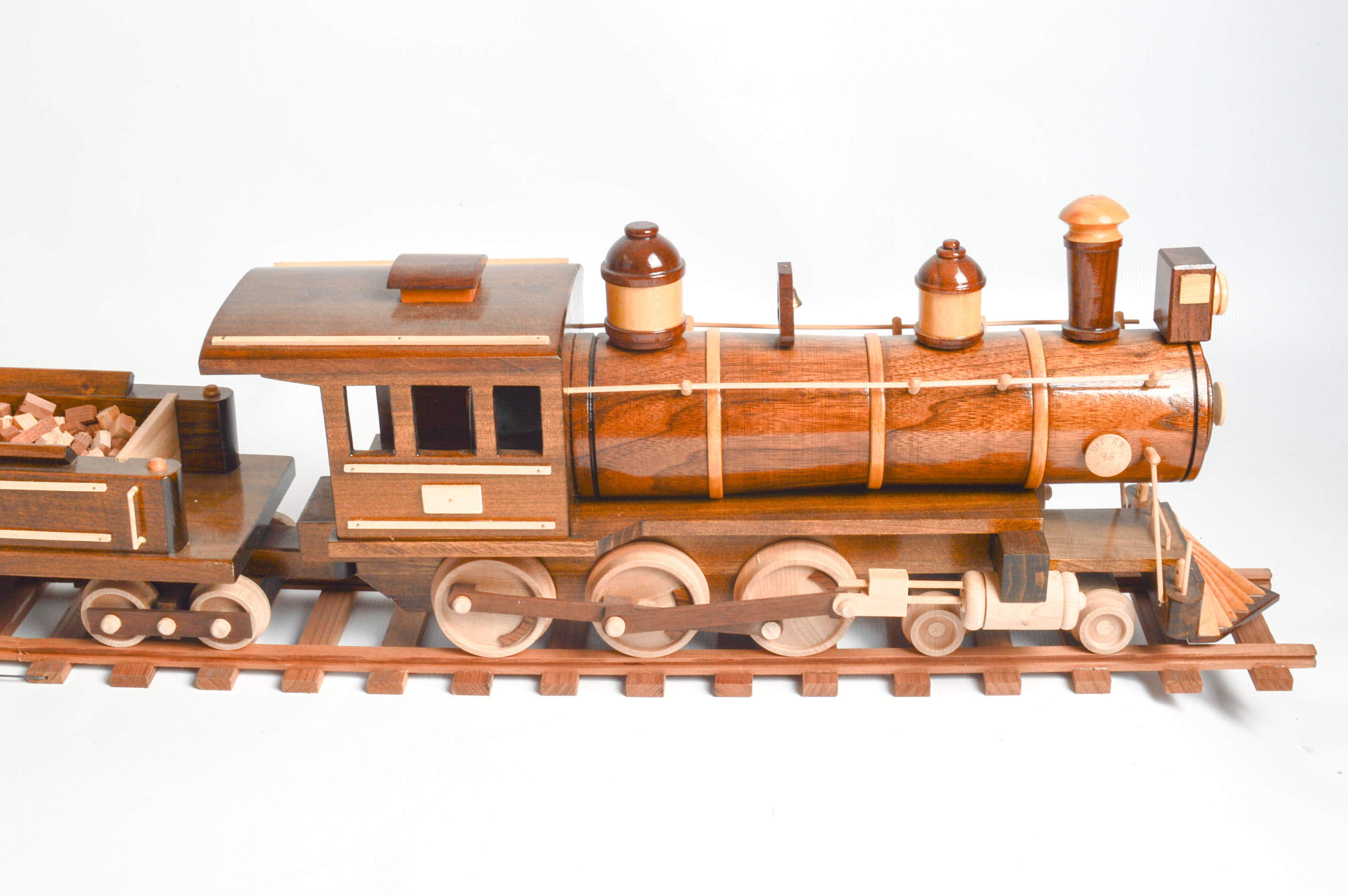 Large Handcrafted Wooden Train