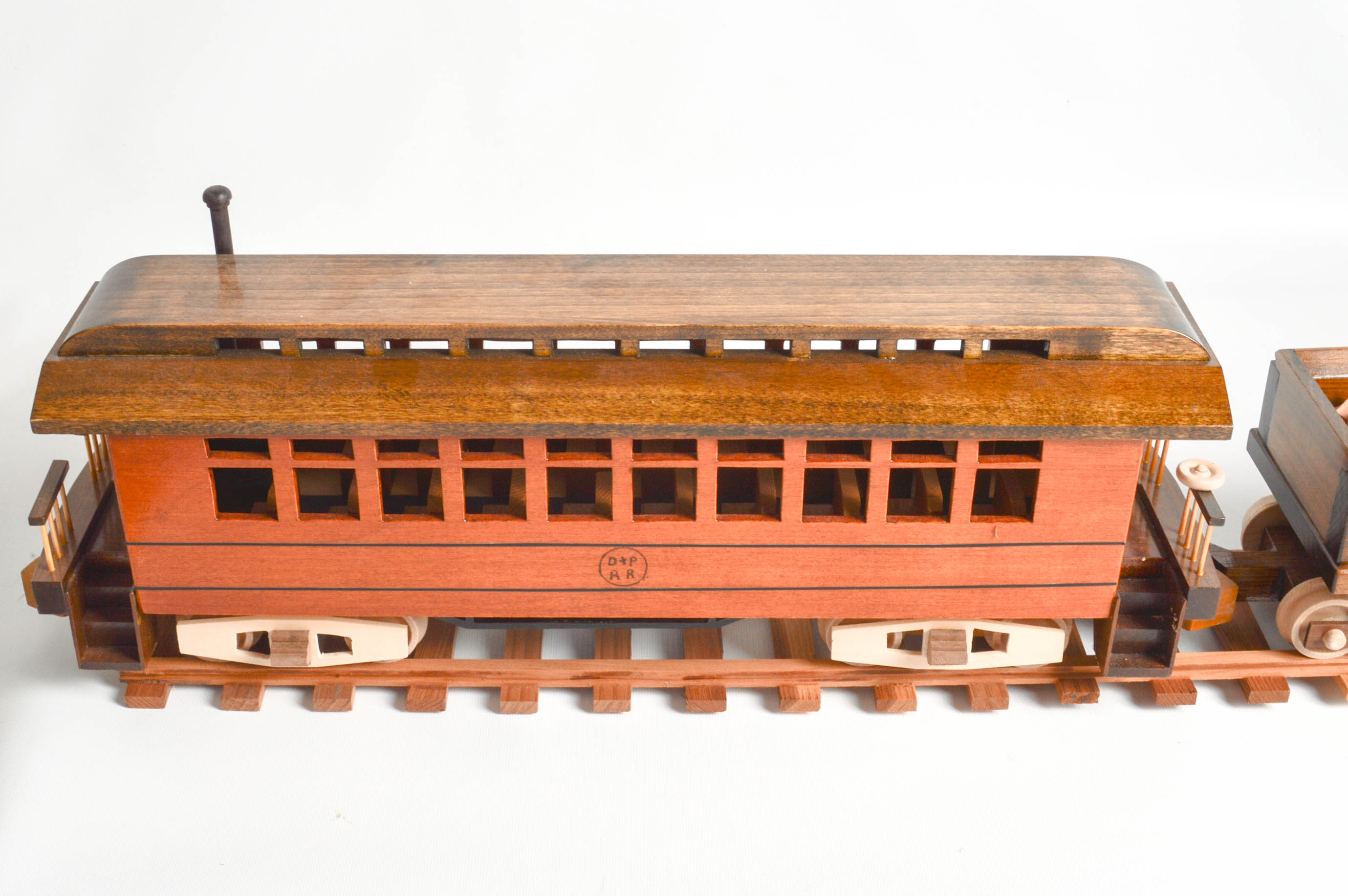 Large Handcrafted Wooden Train