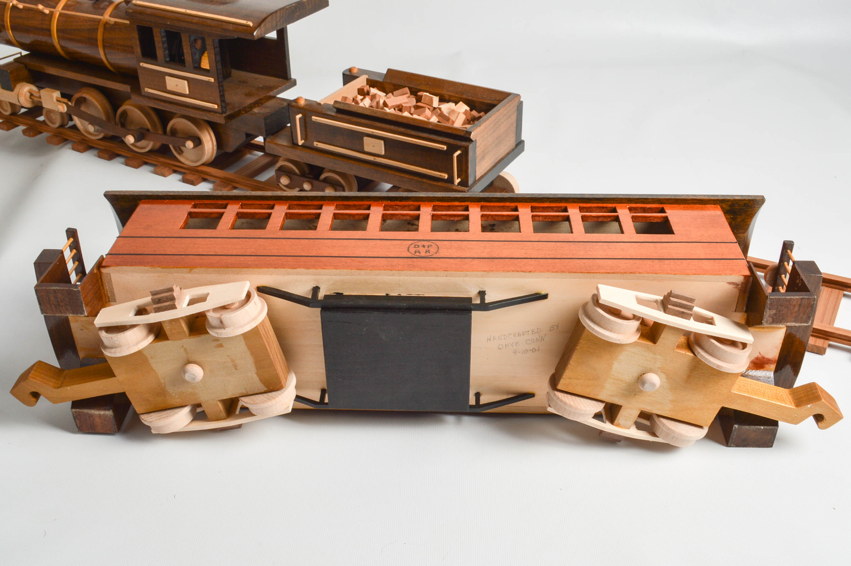 Large Handcrafted Wooden Train
