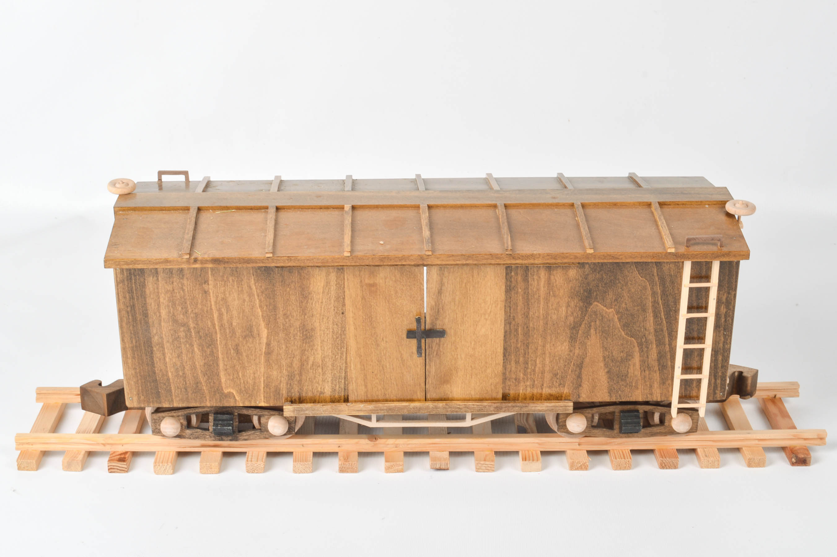 Large Handcrafted Wooden Train